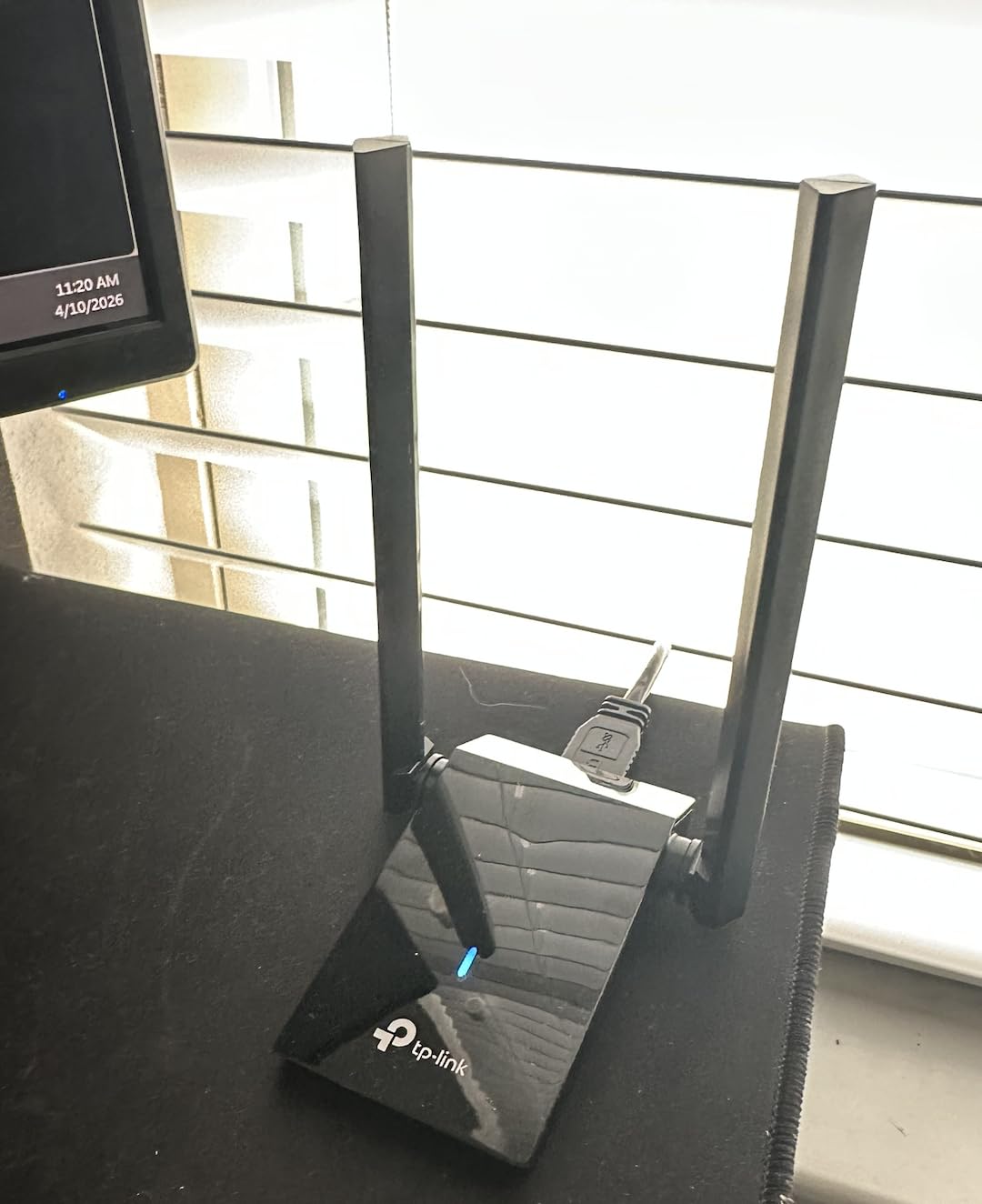 TP-Link WiFi 6 USB Adapter for Desktop PC - (Archer TX20U Plus) AX1800 Wireless Network Adapter with 2.4GHz, 5GHz, High Gain Dual Band 5dBi Antenna, WPA3, Supports Windows 11/10 customer photo 2