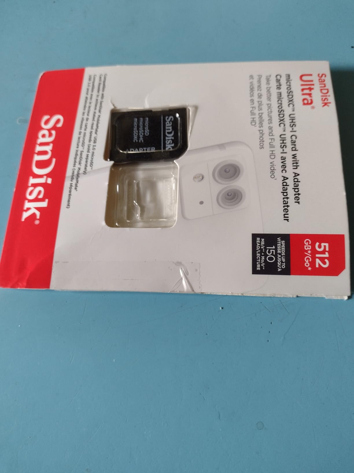 SANDISK 256GB Ultra microSDXC UHS-I Memory Card with Adapter - Up to 150MB/s, C10, U1, Full HD, A1, MicroSD Card - SDSQUAC-256G-GN6MA customer photo 1