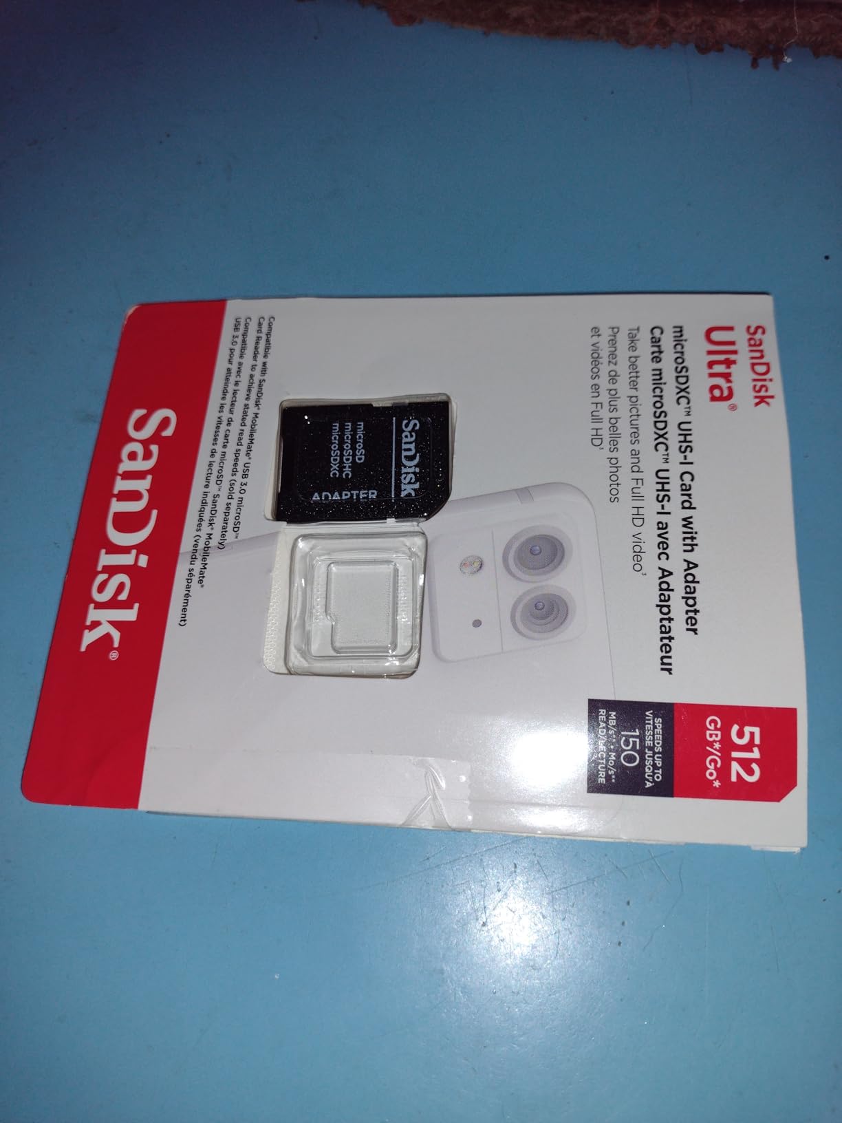 SANDISK 256GB Ultra microSDXC UHS-I Memory Card with Adapter - Up to 150MB/s, C10, U1, Full HD, A1, MicroSD Card - SDSQUAC-256G-GN6MA customer photo 2