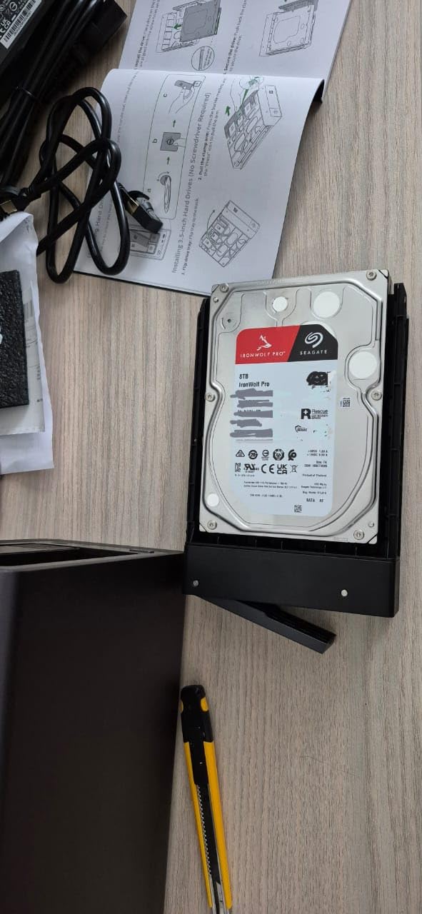 Seagate IronWolf Pro, 4 TB, Enterprise NAS Internal HDD - CMR 3.5 Inch, SATA 6 Gb/s, 7,200 RPM, 256 MB Cache for RAID Network Attached Storage (ST4000NT001) customer photo 2