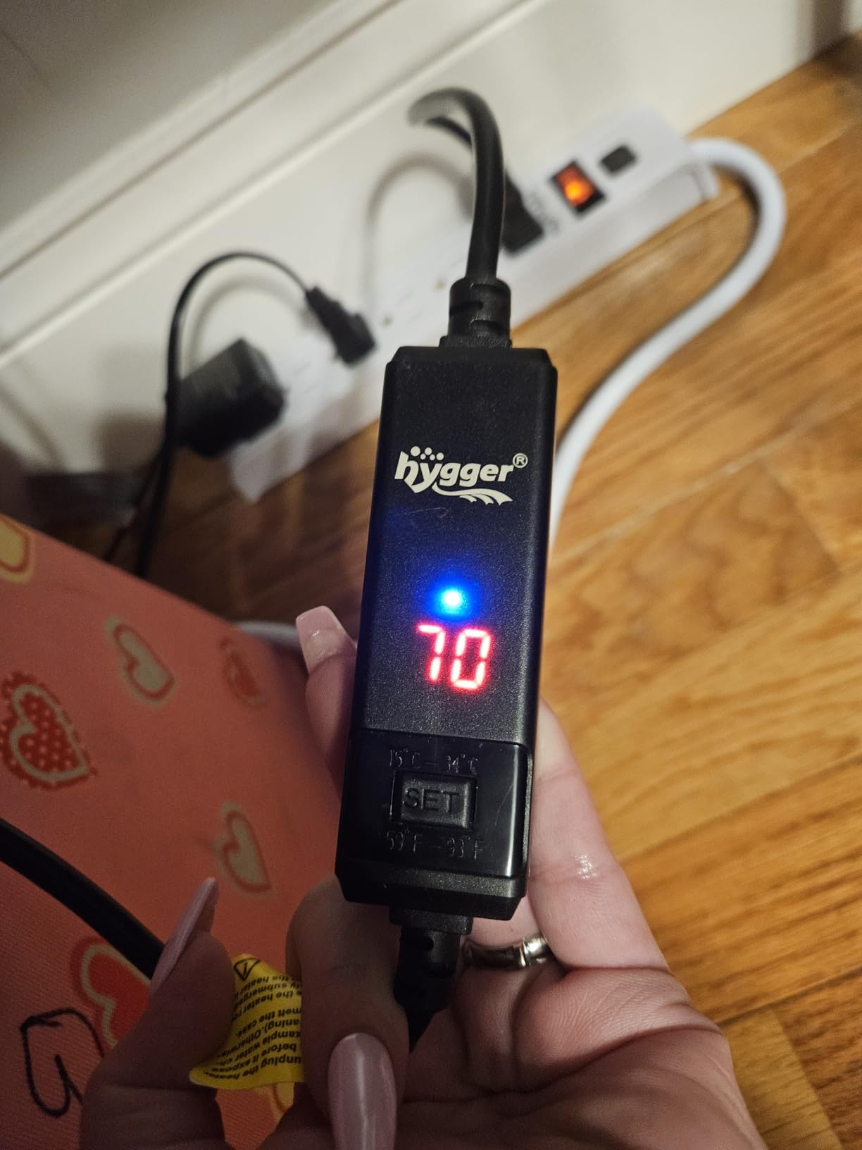 hygger Small Aquarium Betta Heater, Submersible Fish Tank Heater with LED Digital Display, for Marine Saltwater and Freshwater customer photo 1