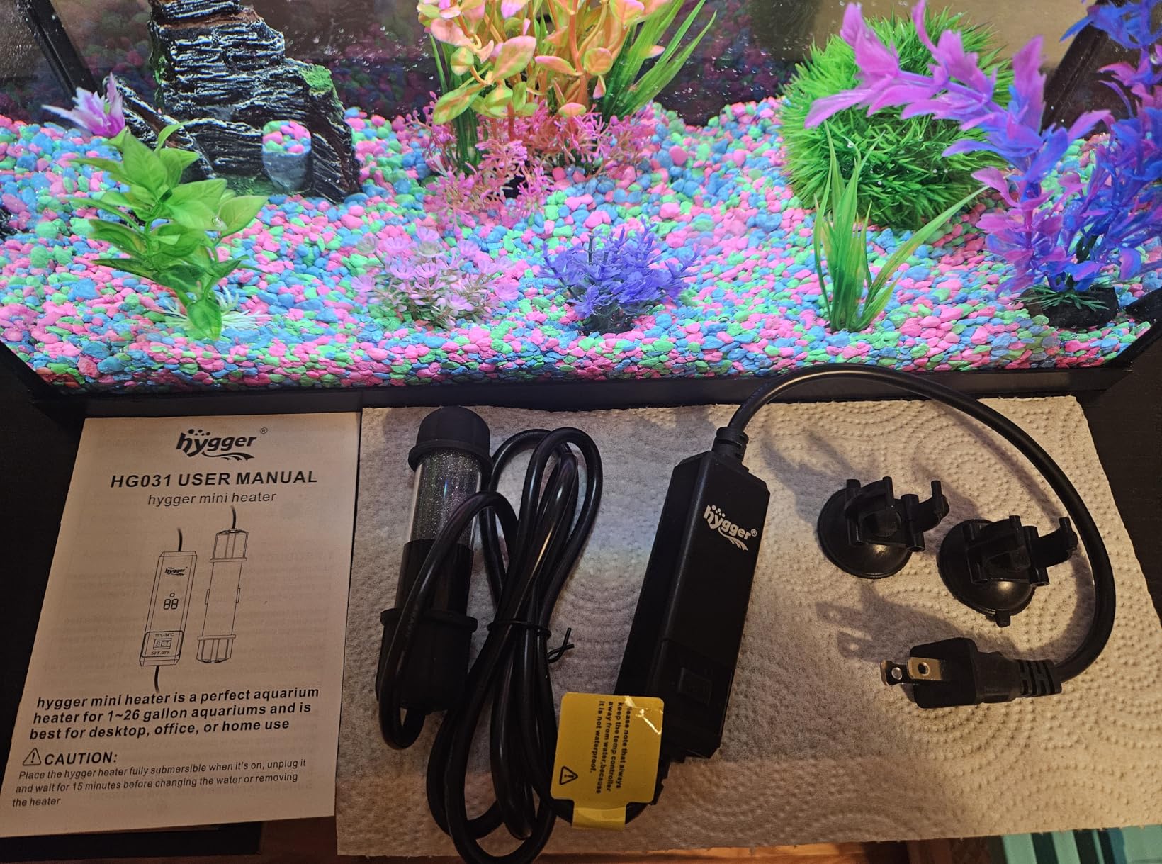 hygger Small Aquarium Betta Heater, Submersible Fish Tank Heater with LED Digital Display, for Marine Saltwater and Freshwater customer photo 2