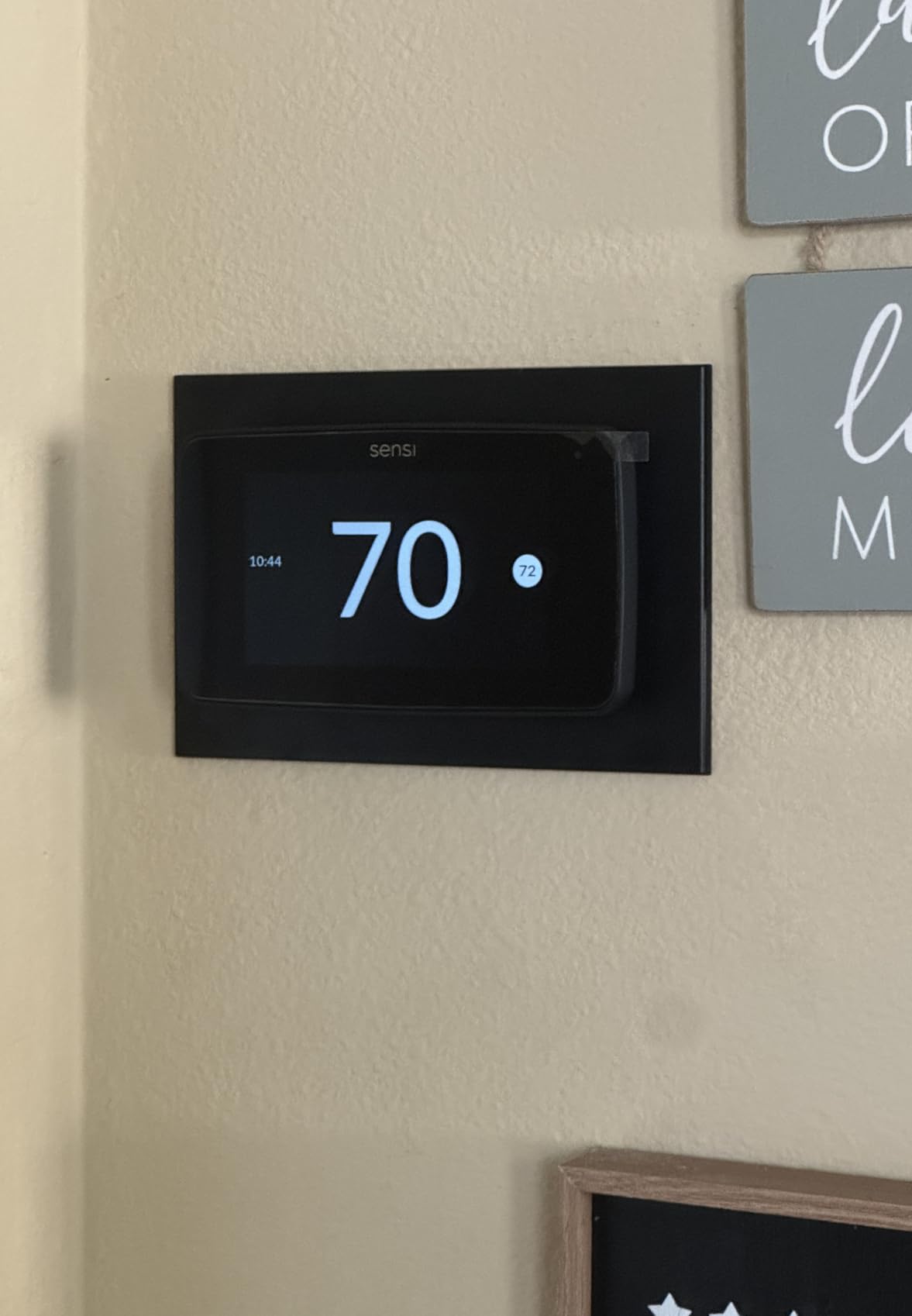 Sensi Touch 2 Smart Thermostat with Touchscreen Color Display, 100 Years of Expertise, Programmable, Wi-Fi, Data Privacy, Easy DIY, Works with Alexa, Energy Star Certified customer photo 1