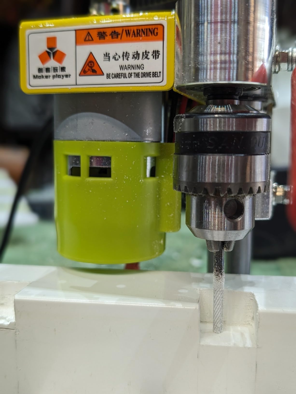Mini Drill Press Precision Benchtop Drilling Machine Elecric Portable Table Driller CNC 795 Motor B10 Chuck Metal Wooden DIY Jewelry Making Crafts Tool Upgraded customer photo 2