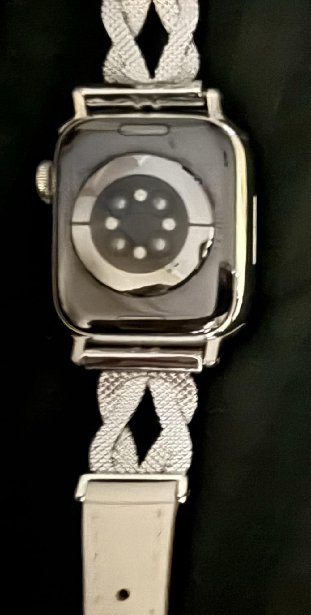 Apple Watch Series 8 [GPS + Cellular, 45mm] - Midnight Aluminum Case with Midnight Sport Band, M/L (Renewed) customer photo 2