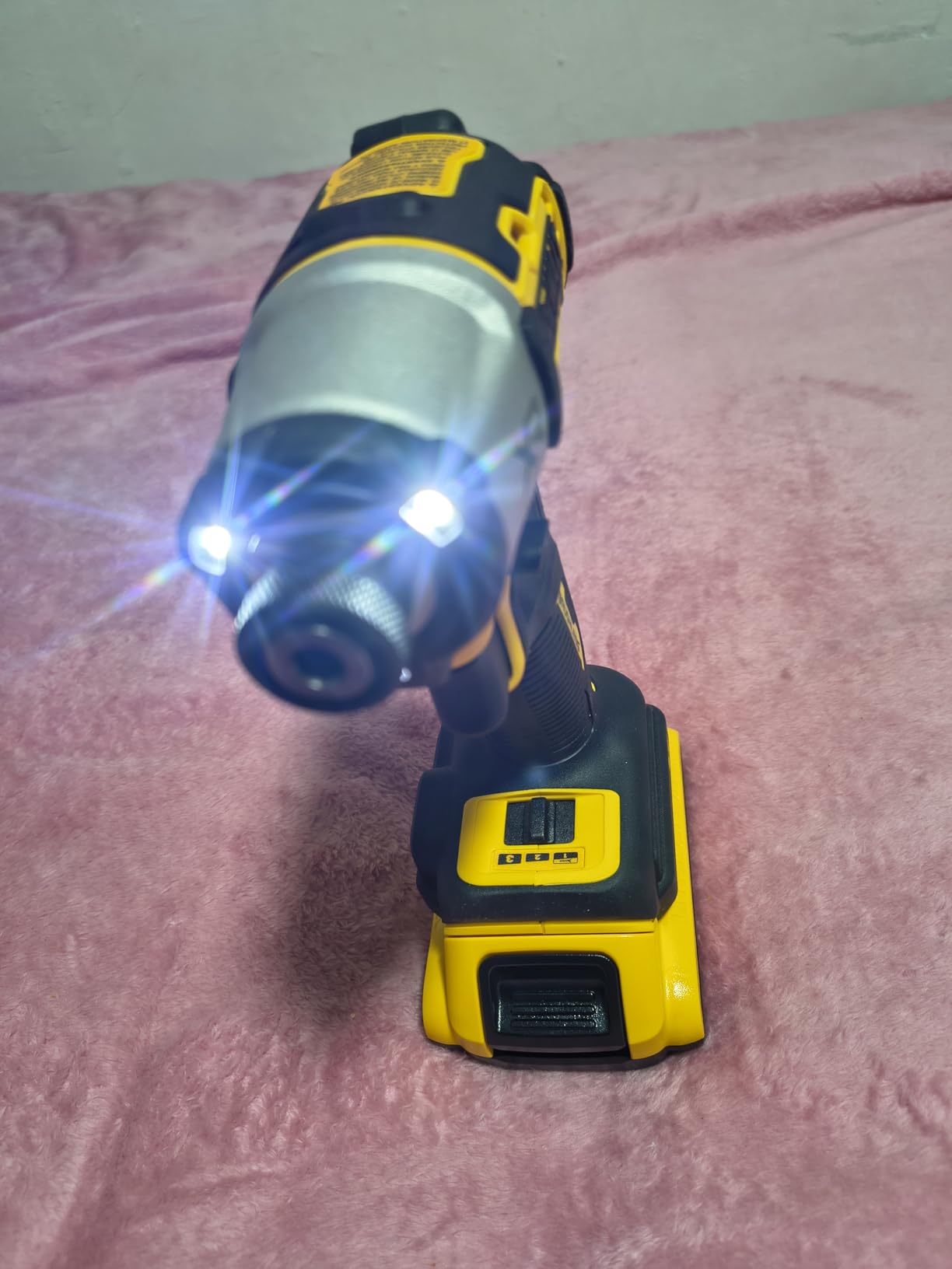 DEWALT 20V MAX XR Impact Driver, 1/4 Inch High Torque Brushless 3 Speed Premium Cordless with LED Light, Extended Runtime, Tool Only (DCF845B) customer photo 2