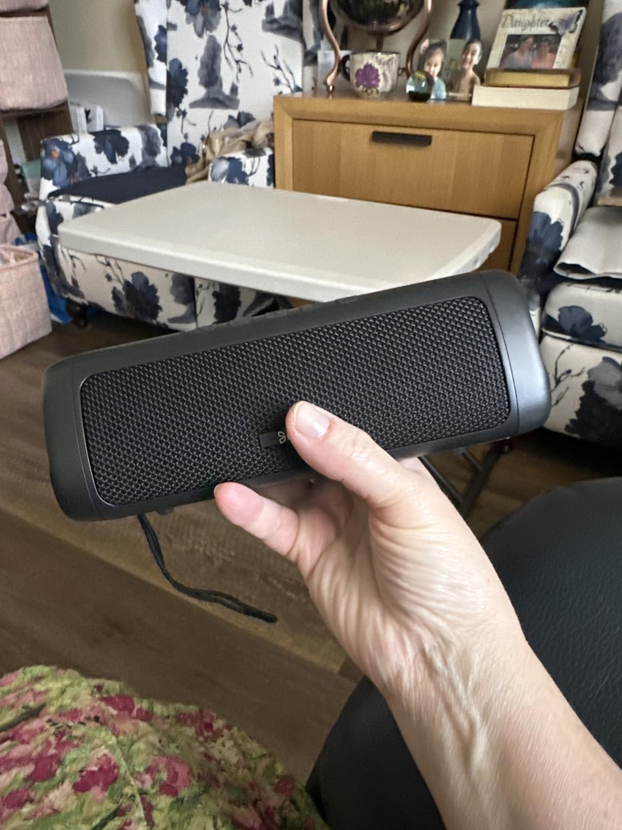 BolaButty Bluetooth Speaker with HD Sound, Portable Wireless, IPX5 Waterproof, Up to 20H Playtime, TWS Pairing, BT5.3, for Home/Party/Outdoor/Beach, Electronic Gadgets, Birthday Gift (Black) customer photo 1