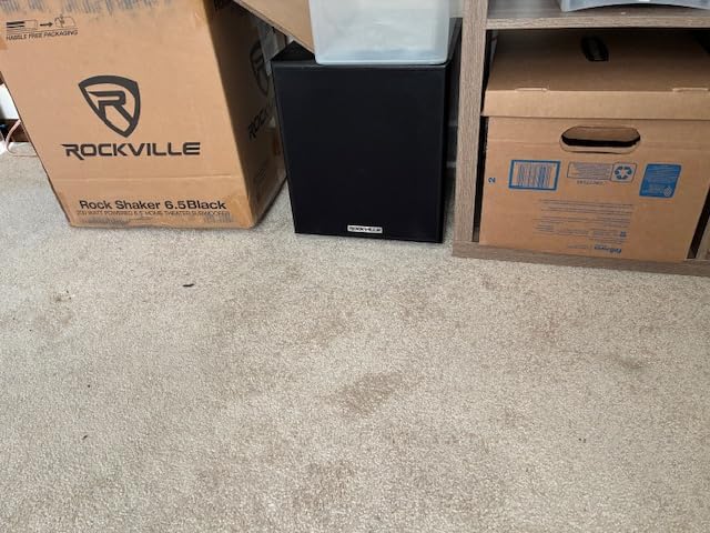 Rockville Rock Shaker 6.5 Black 200W Peak/100W RMS Powered Home Theater Subwoofer, Class-D, Compact Design customer photo 1