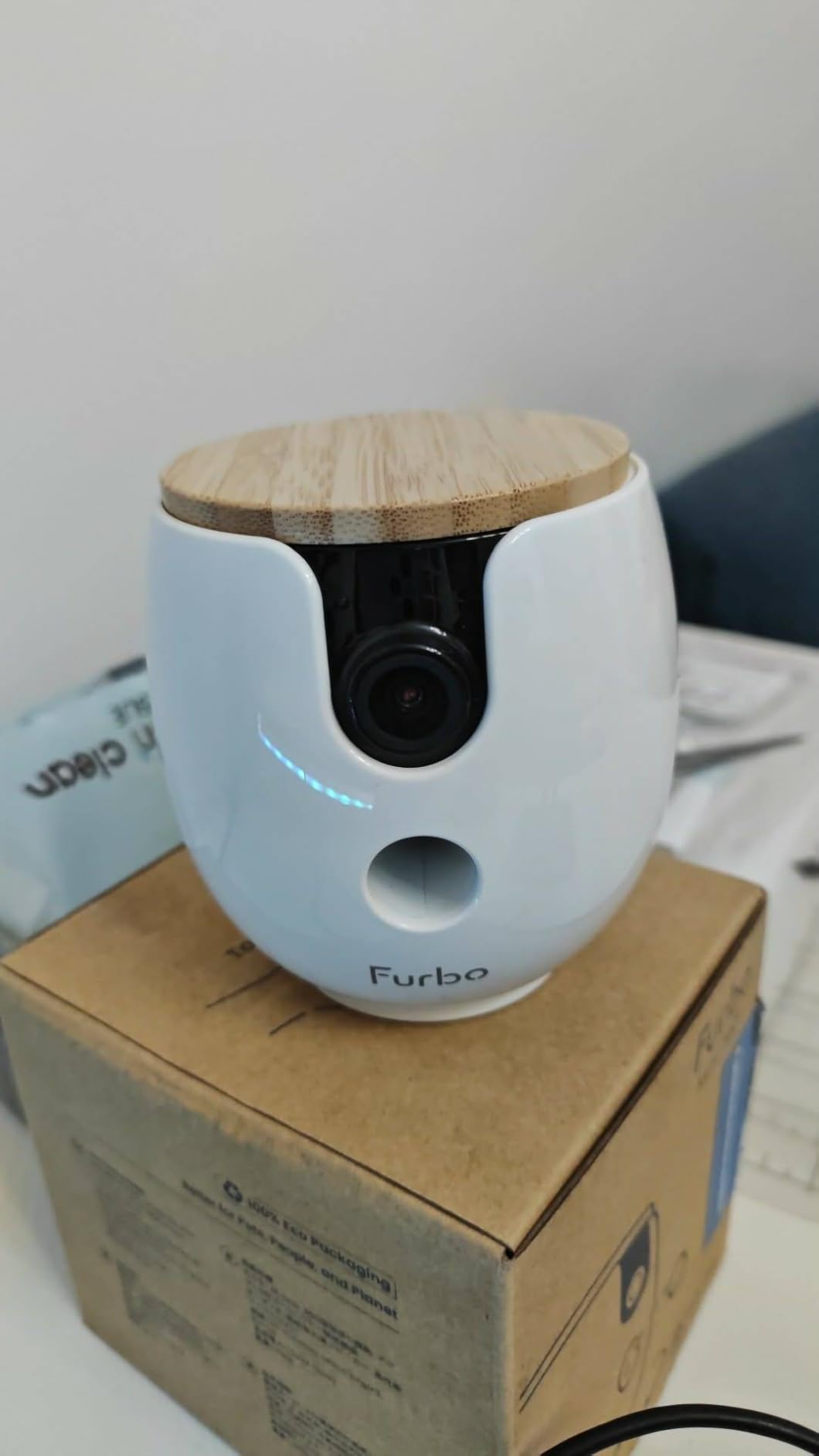 Furbo 360° Dog Camera [Subscription Required] Unlock w/Paid Plan: Home Security & Dog Safety Alerts, Rotating Pet Treat Toss, 2-Way Speaker customer photo 2