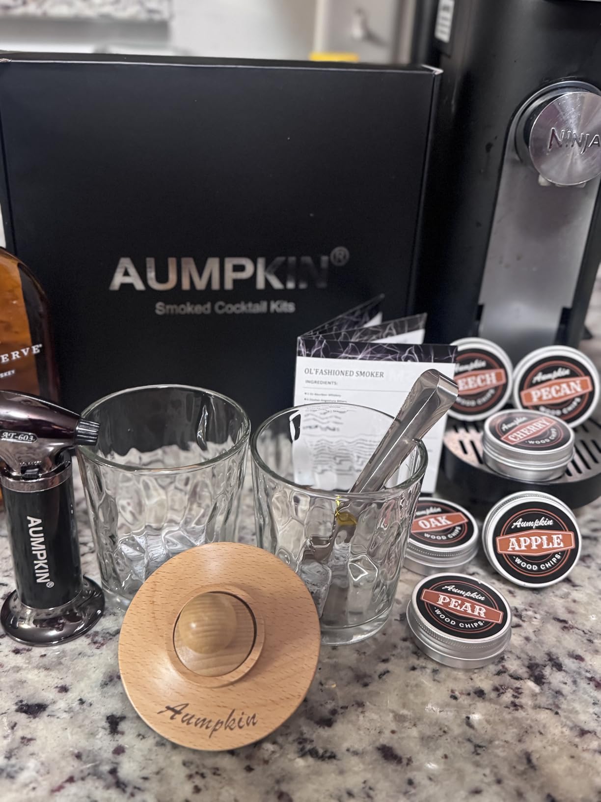 Cocktail Smoker Kit with Torch - 6 Flavors Wood Chips customer photo 2