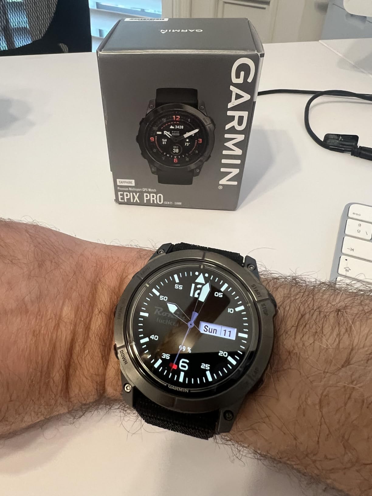 Garmin epix Pro Gen 2 Sapphire Edition, 51mm, High Performance Smartwatch, Advanced Training Technology, Built-in Flashlight customer photo 1