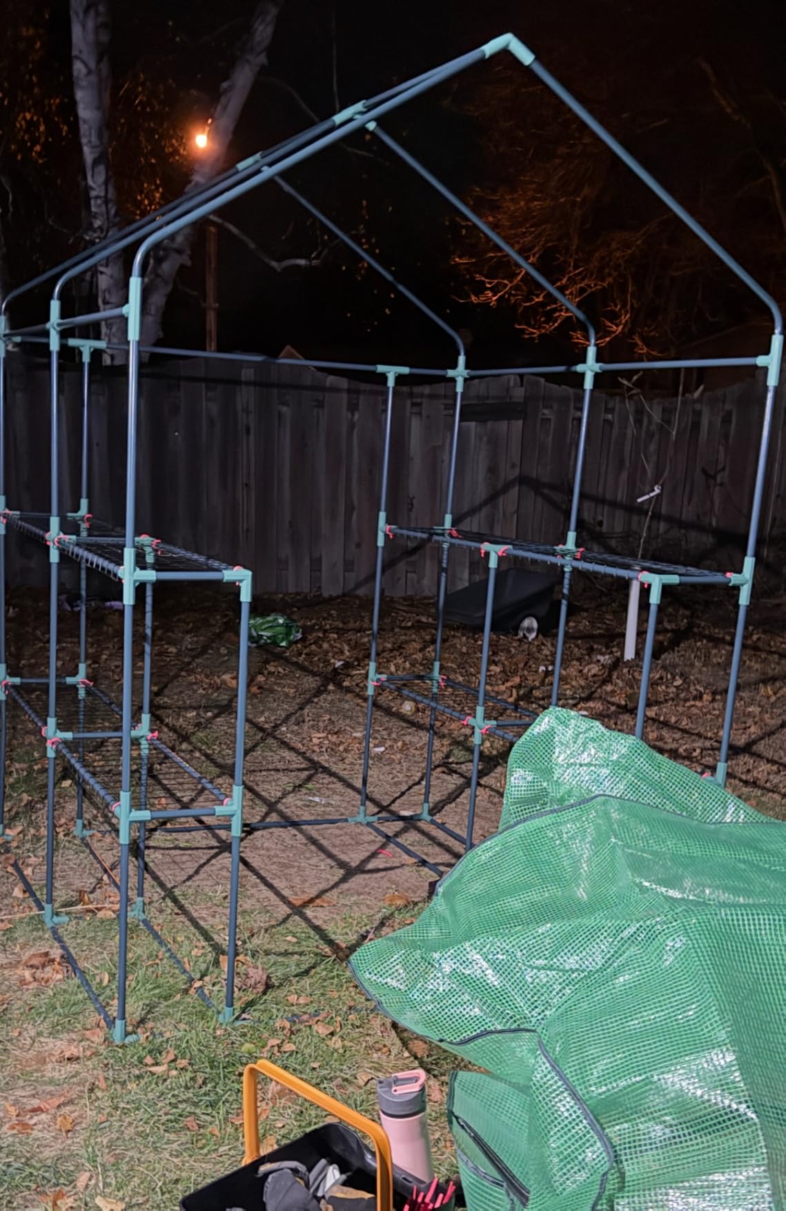Greengro 57x57x76 Greenhouse with 3 Tiers 8 Shelves customer photo 1