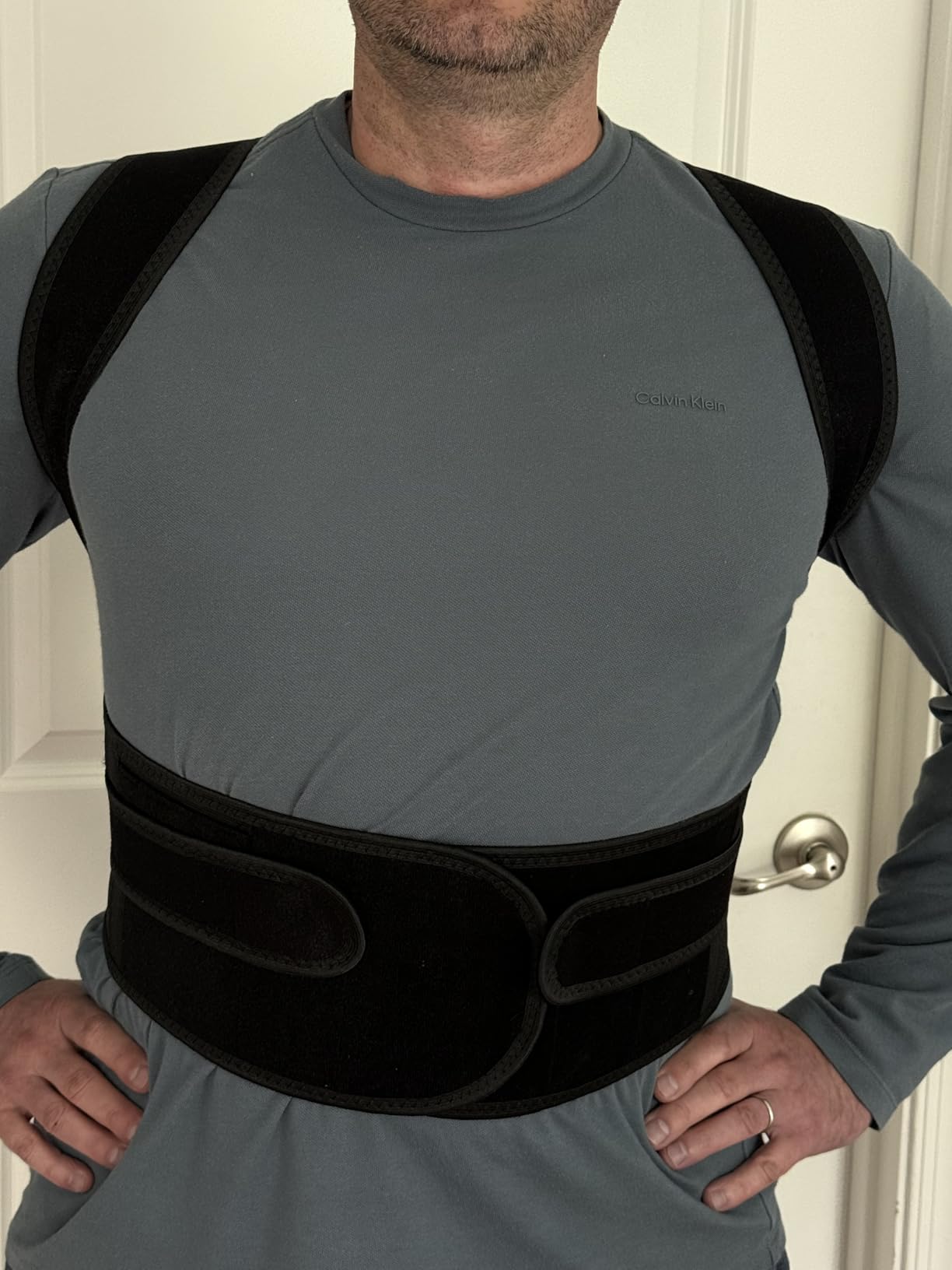 Upgraded Posture Corrector Back Brace for Men and Women, New Version Lumbar Support for Posture Improving and Pain Relief, Full Back Support for Neck, Shoulder, Waist Pain customer photo 2