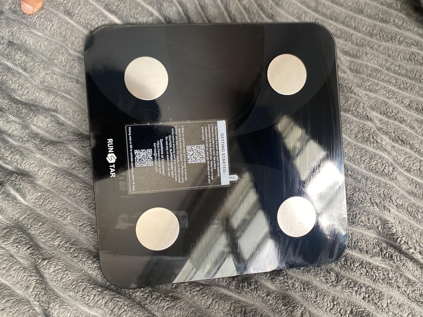RunSTAR Scale for Body Weight and Fat Percentage, Digital Accurate Bathroom Smart Scale with Large Display, FSA&HSA Eligible 13 Body Composition Analyzer Sync App customer photo 2