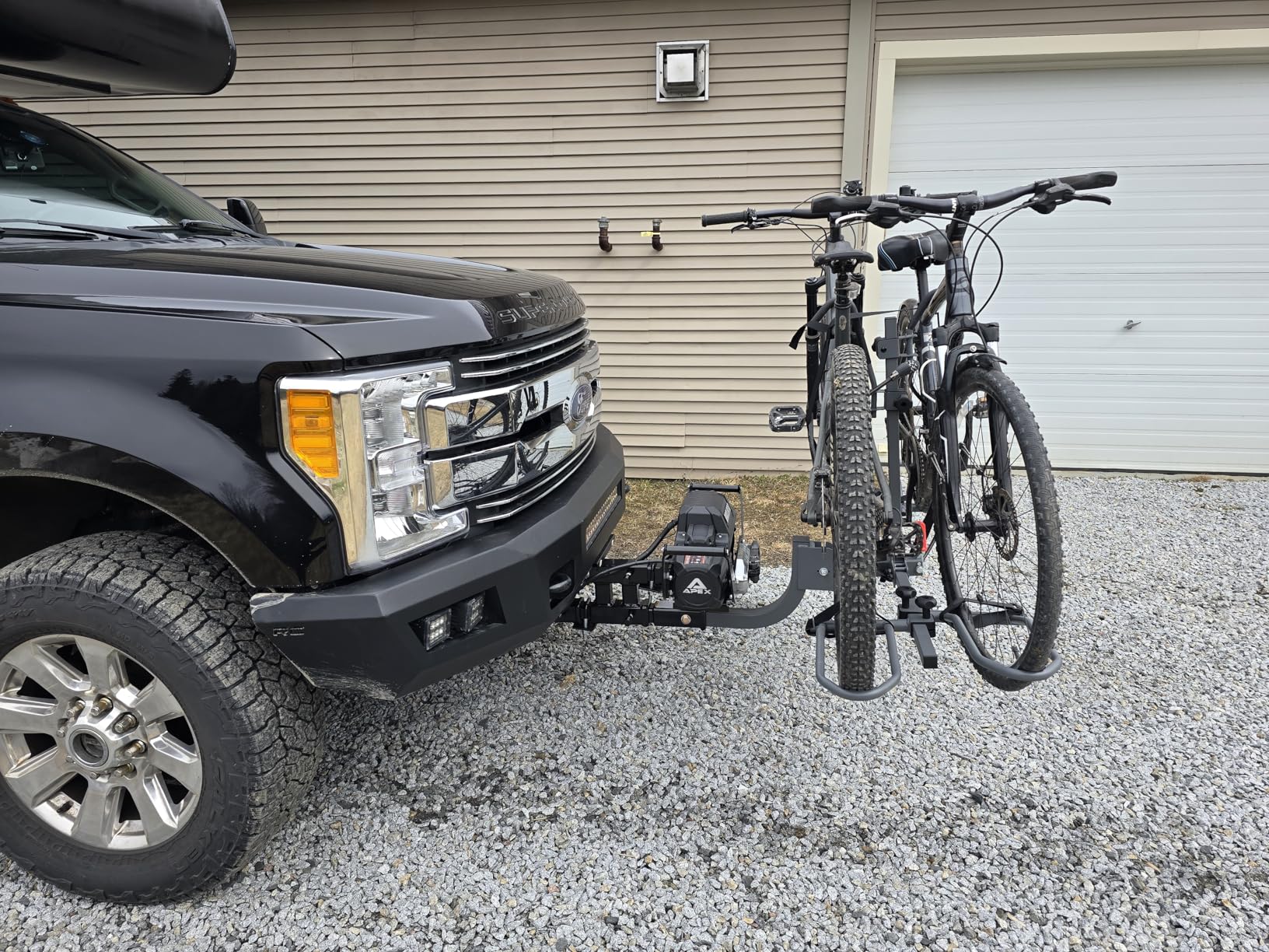 WILDROAD Hitch Bike Rack, Wobble Free Smart Tilting Bike Rack, Foldable 2-Bike Rack for Standard, Fat Tire and E-Bike, 2-Bike 180 lbs Capacity, Fits 2-inch Receiver customer photo 2