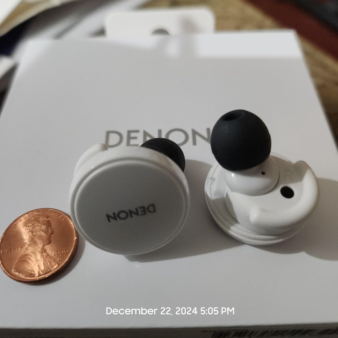 Denon PerL Pro True Wireless Earbuds - Adaptive Active Headphones Wireless Noise Canceling, Masimo Adaptive Acoustic Technology, Spatial Audio, 32Hr Battery Life, Wirefree Charging, Black customer photo 1