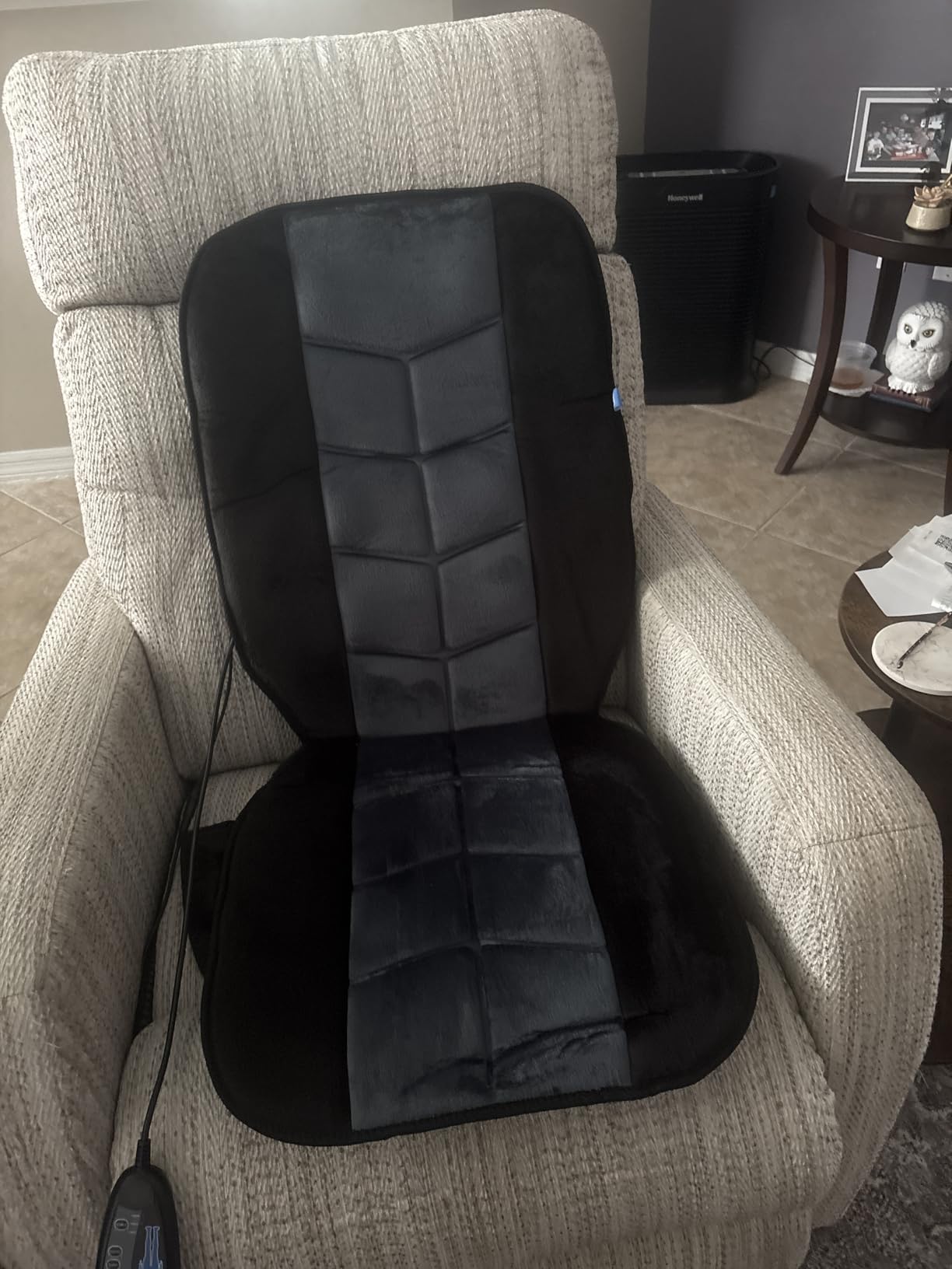 CILI Massage Chair Pad, Back Massager with Heat, Massage Seat Cushion with 10 Vibration Motors, 30-60-90 Minutes Heating Options, Chair Massager for Office Chair, Home Office Use customer photo 1