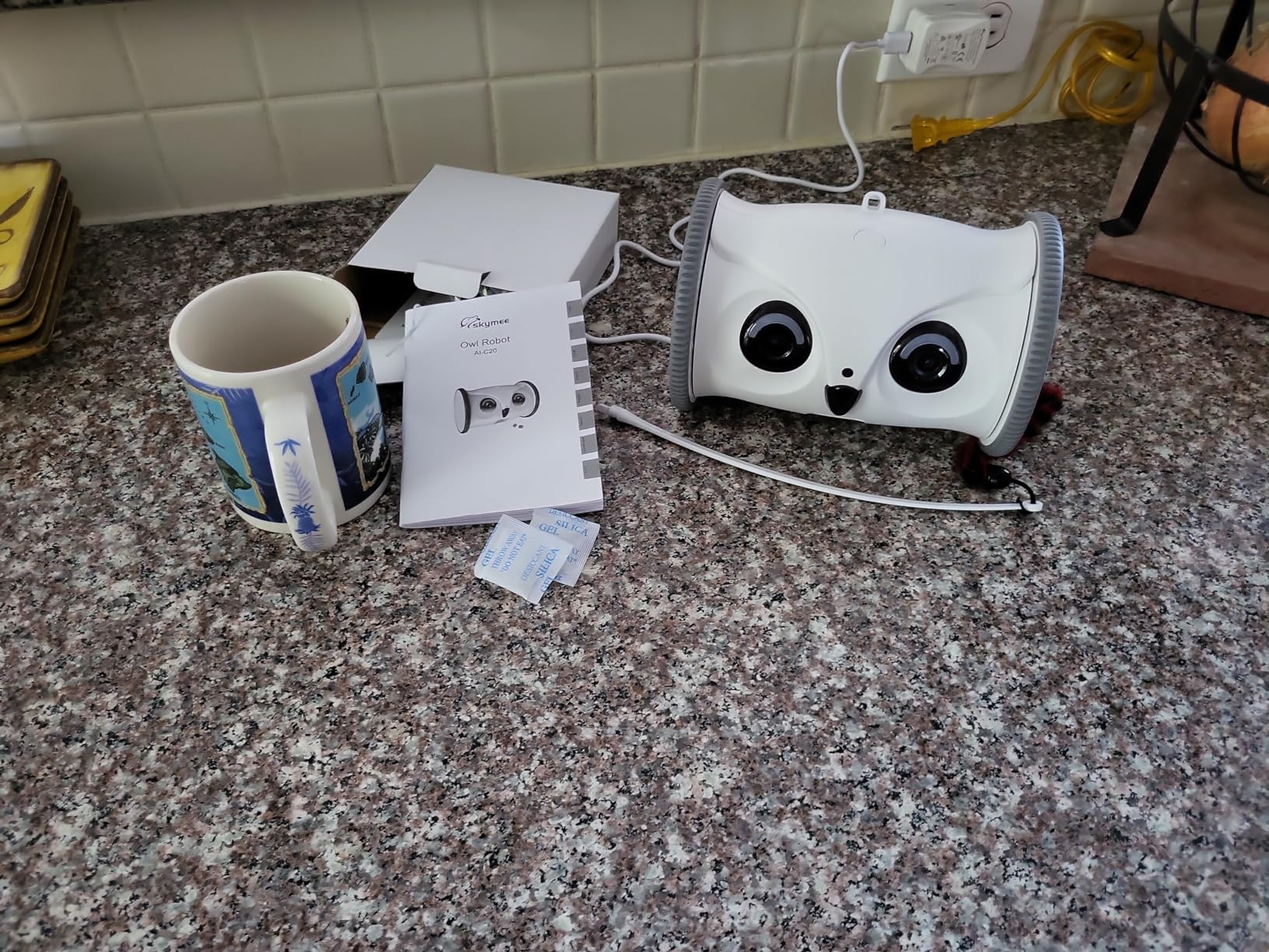 Owl Robot: 1080P Full HD Pet Camera with Treat Dispenser, Interactive Toy for Dogs and Cats, Full House Mobile Monitoring via App, 2 Way Talk, No Monthly Fee customer photo 2