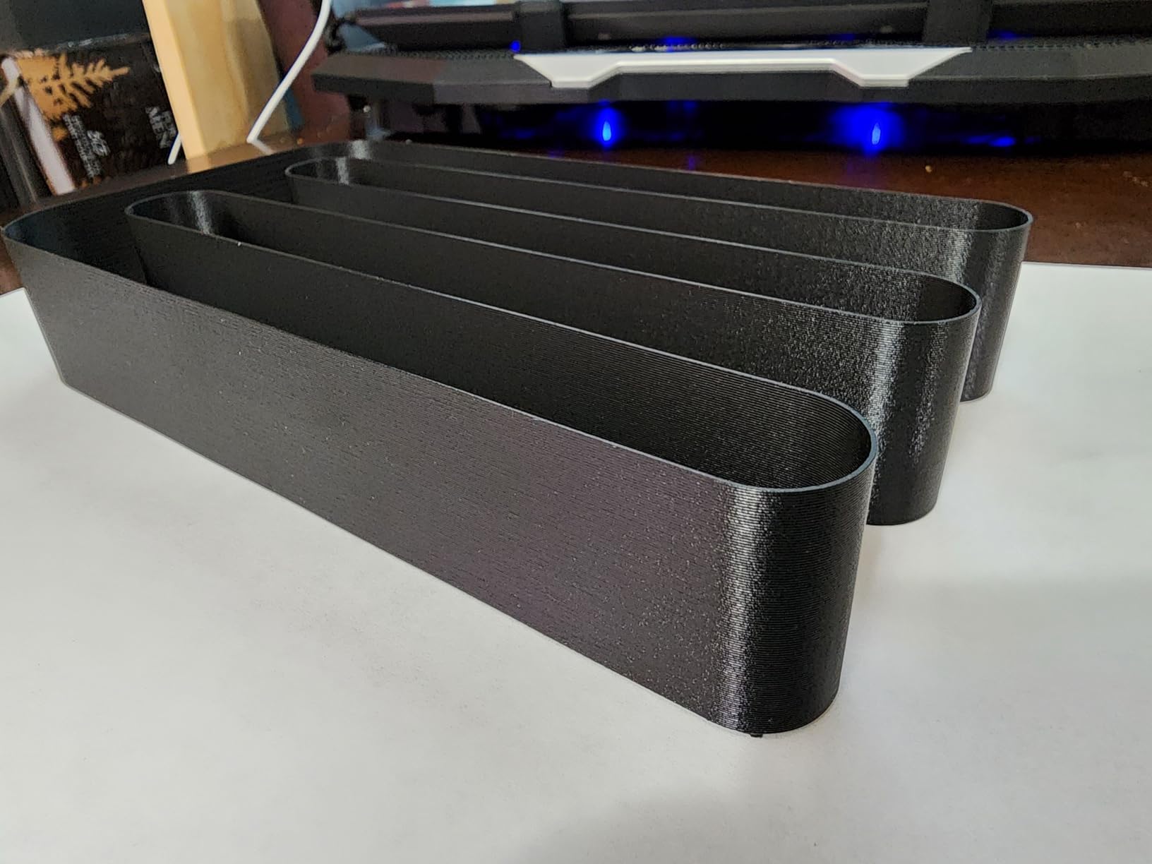 TINMORRY Carbon Fiber PETG Filament 1.75 mm, High Rigidity & Strength PETG CF 3D Printer Filament, Compatible with Most FDM 3D Printers, 1 KG 1 Spool, Black customer photo 2