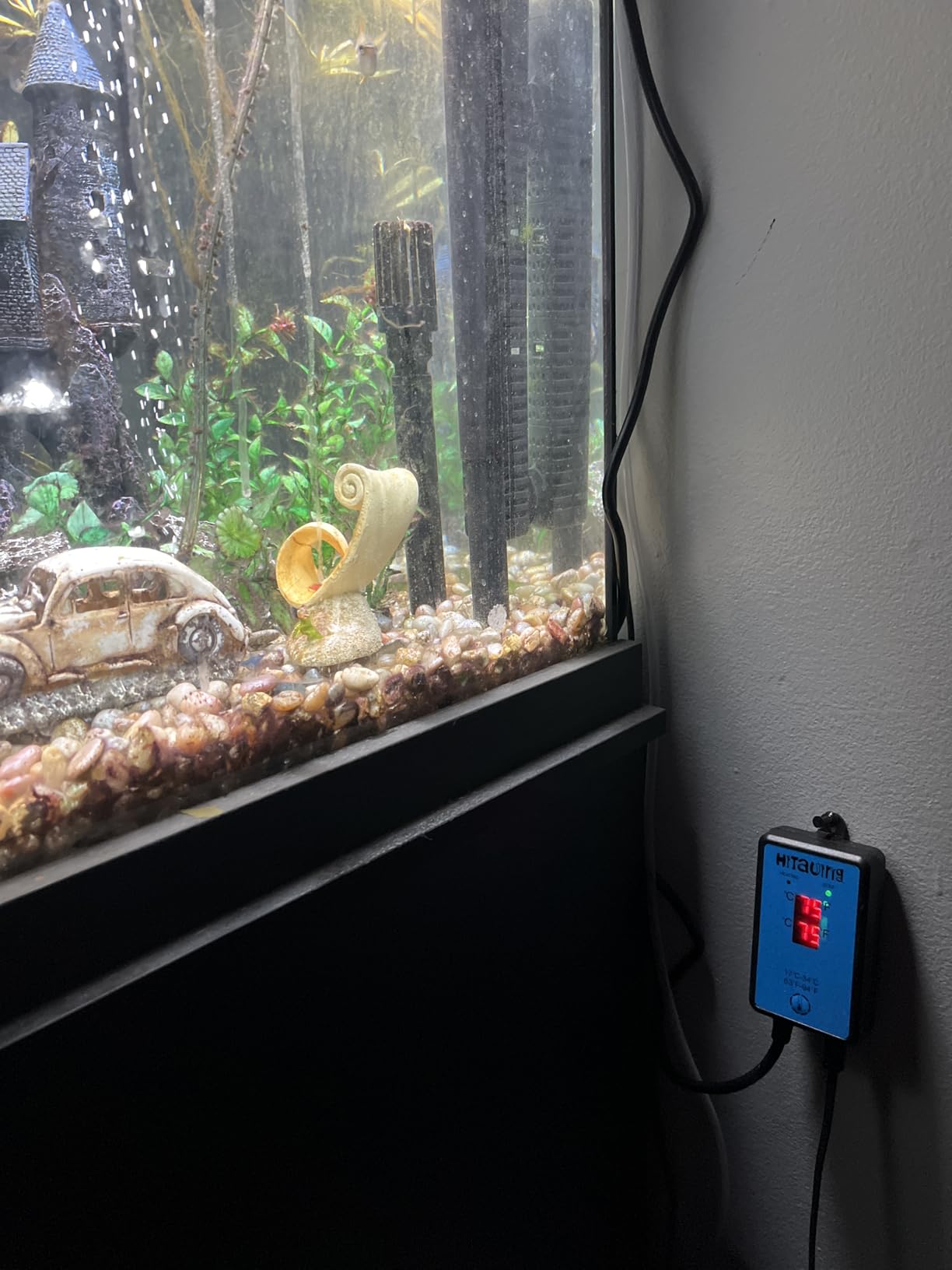 HiTauing Aquarium Heater, Upgraded 300W/500W Fish Tank Heater with Intelligent Leaving Water Auto Stop Heating and Advanced Temperature Control System customer photo 1