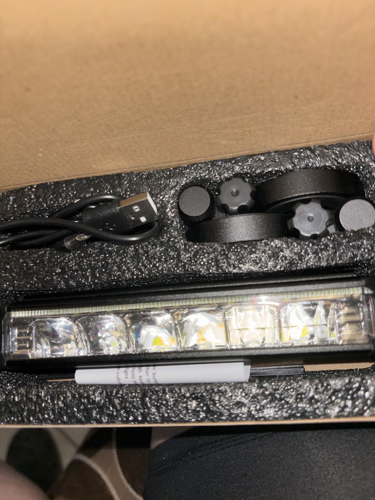 Suruid Super Bright LED Bike Light, USB Rechargeable Bicycle Headlight, Waterproof Bike Headlight, Daytime Running Light, MTB Off-Road Cycling Commuting customer photo 2