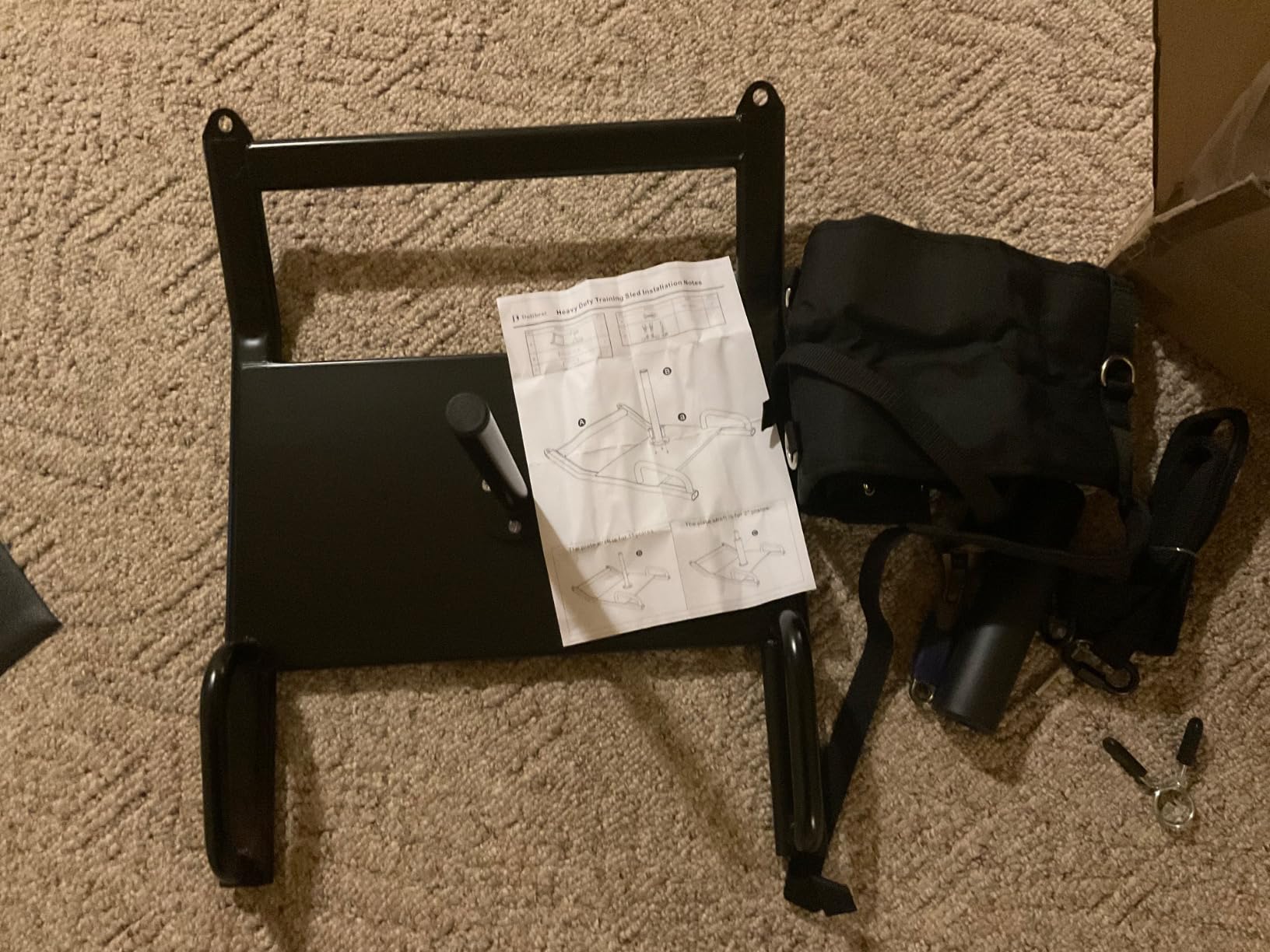 Dolibest Weight Sled, Fitness Sled, Workout Sled for Fitness Strength Training customer photo 2