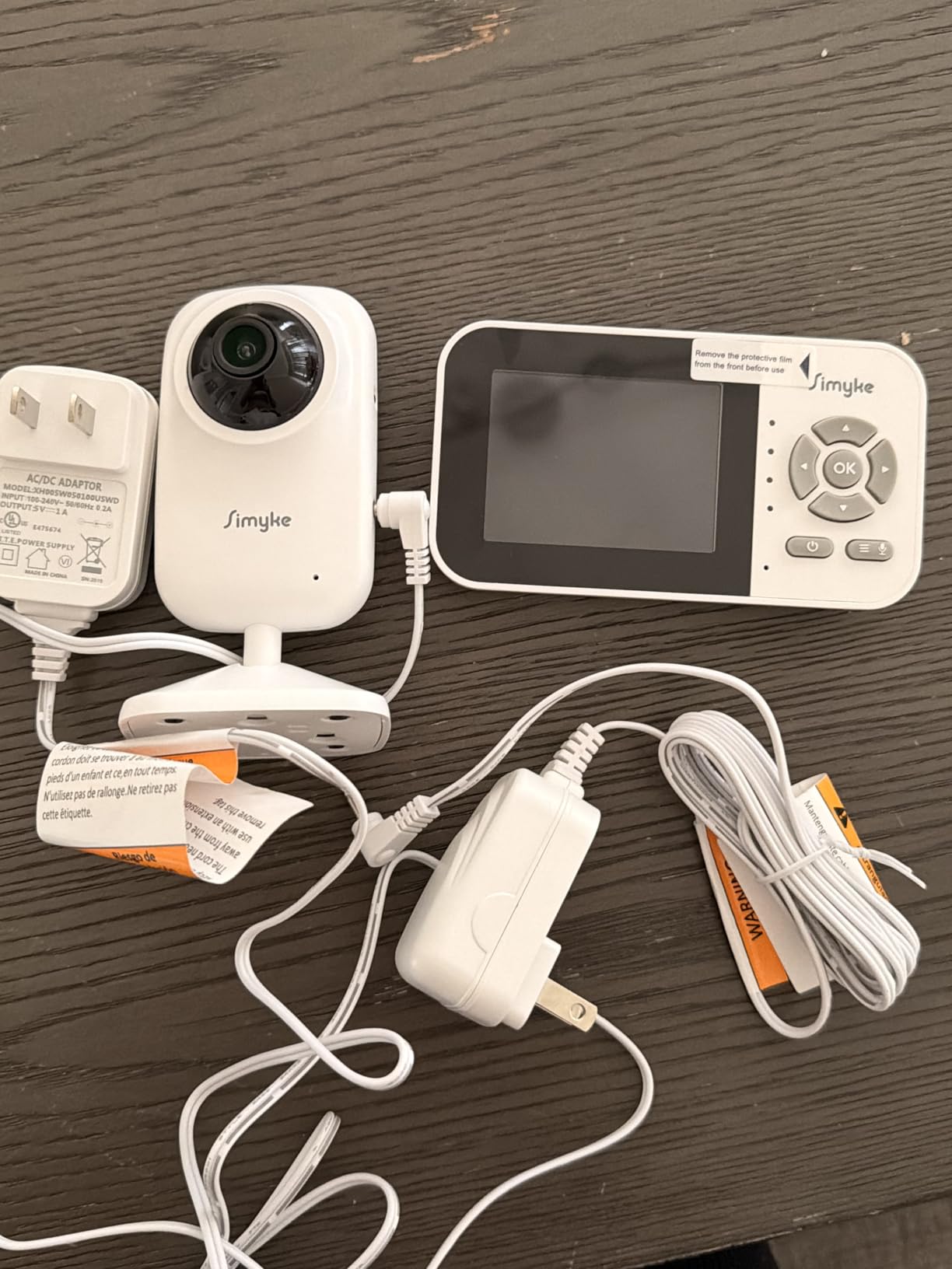 Simyke Upgrade Video Baby Monitor, WiFi Baby Camera, 2.8
