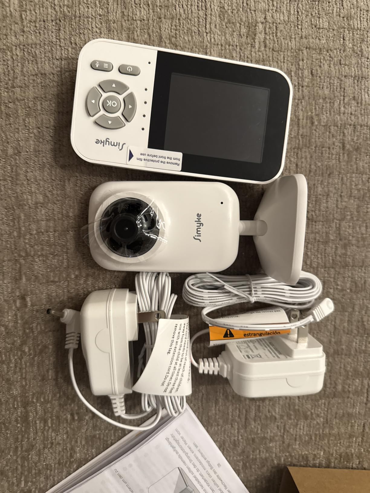 Simyke Upgrade Video Baby Monitor, WiFi Baby Camera, 2.8