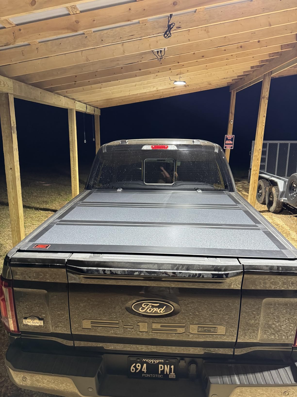 Hard Tri-Fold Truck Bed Tonneau Cover for Ford F-150 (2021-26), Lightning (2022-26) customer photo 1