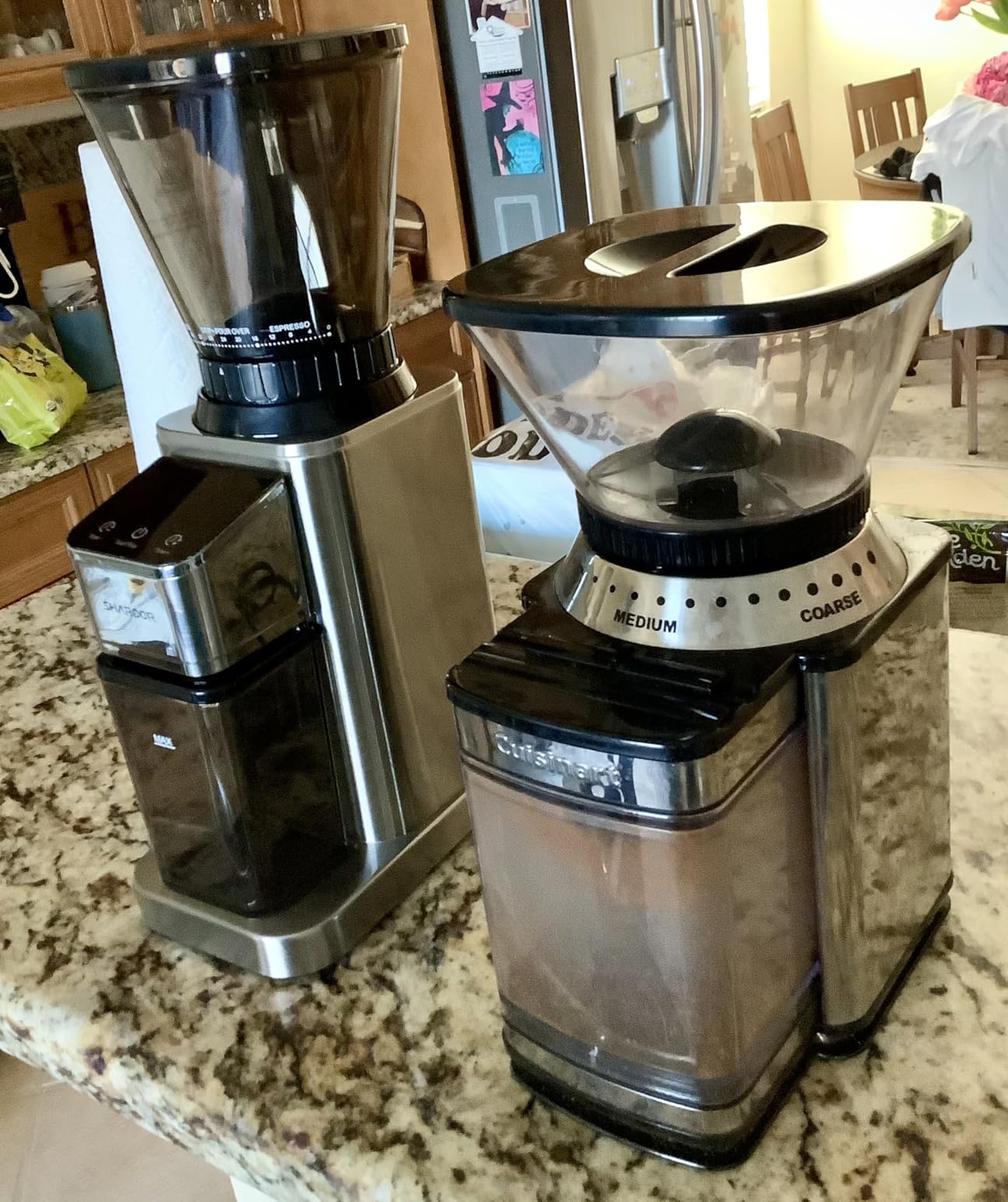 SHARDOR Professional Conical Burr Coffee Grinder, Coffee Bean Grinder with 48 Grind Settings for Espresso, Drip & French Press, Upgraded Anti-Static Technology, Precision Timer, Stainless Steel customer photo 2