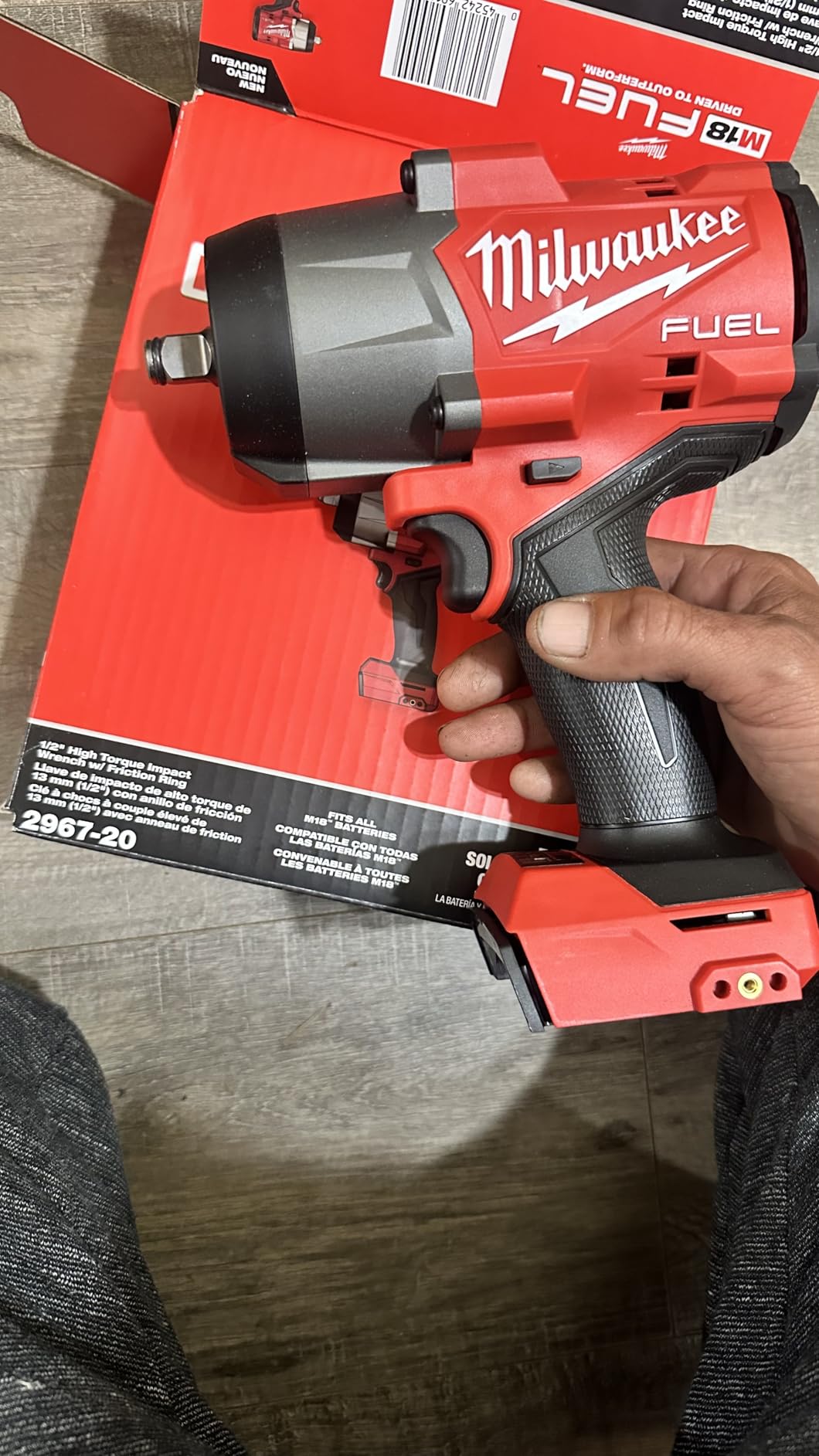 Milwaukee Electric - M18 Fuel 1/2 HIGH Torque Impact Wrench W/FRICTI customer photo 2