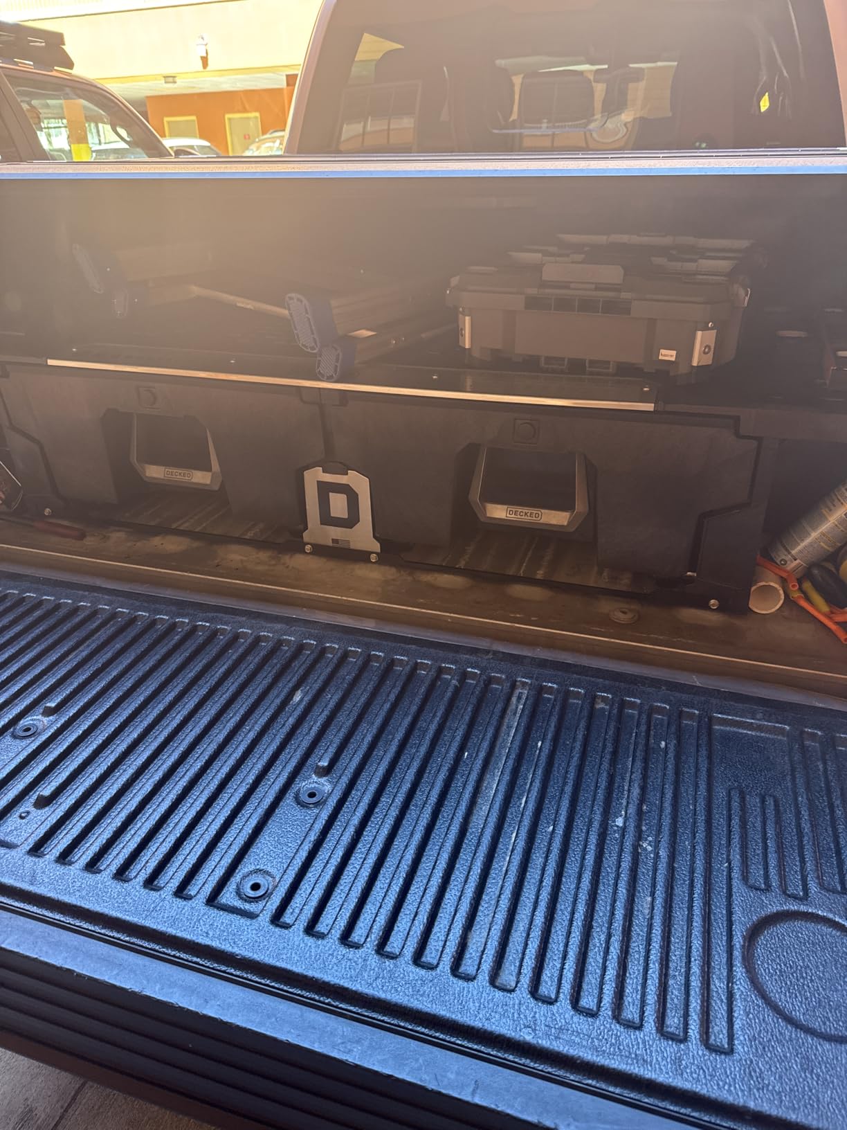 DECKED Truck Bed Storage System Includes System Accessories | Compatible with Ford F150 (2015-Current) 6'6
