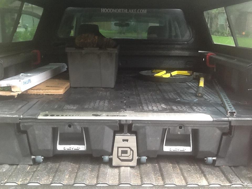 DECKED Truck Bed Storage System Includes System Accessories | Compatible with GMC/Chevy 1500 2019-Current 5'9