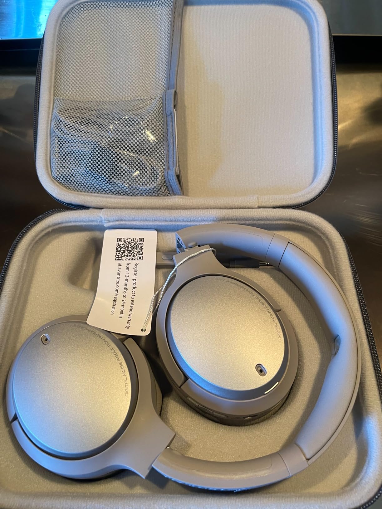 Avantalk Sky Eon - Bluetooth Headphones for Airplane Travel & Mobile Phone with Wireless Adapter, Active Noise-Canceling & Ambient Mode, Spacious & Comfortable Earpads, 45hr Playtime customer photo 2