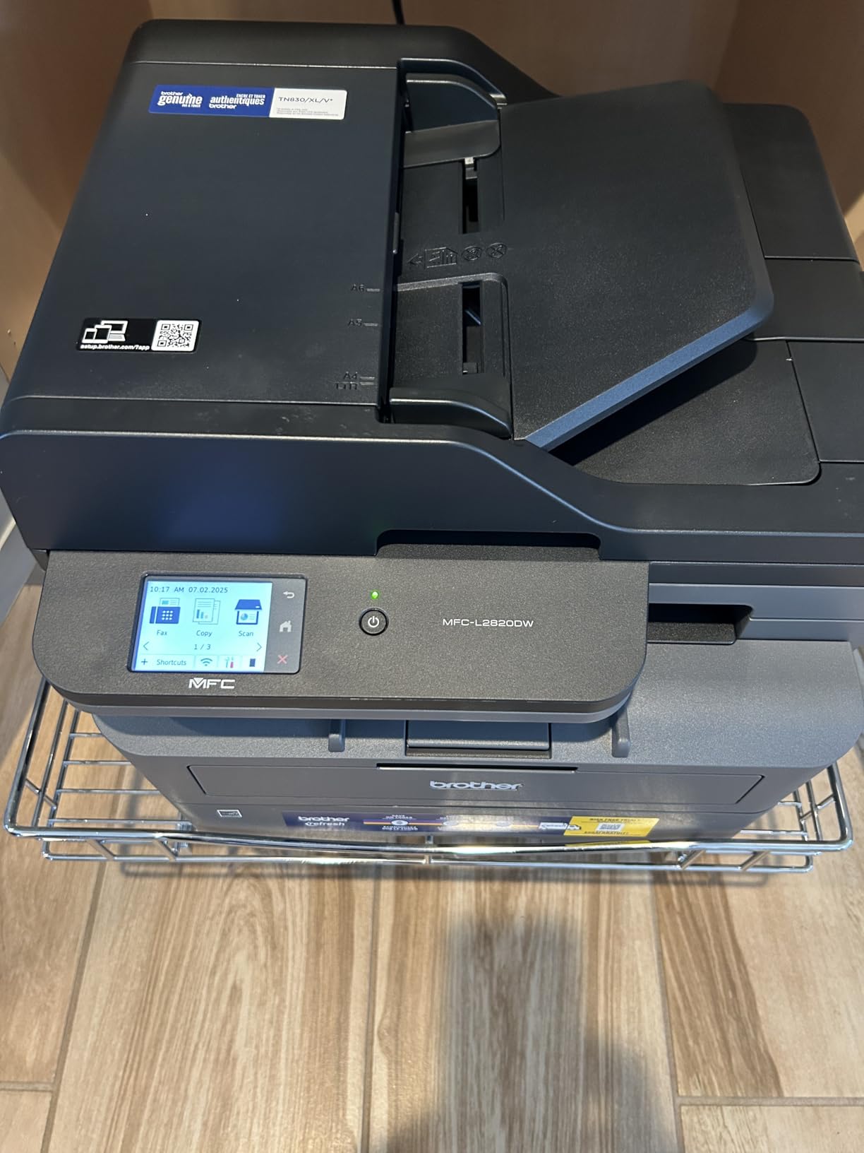 Brother MFC-L2820DW Wireless Compact Monochrome All-in-One Laser Printer with Copy, Scan and Fax, Duplex, Black & White | Includes Refresh Subscription Trial, Works with Alexa customer photo 1