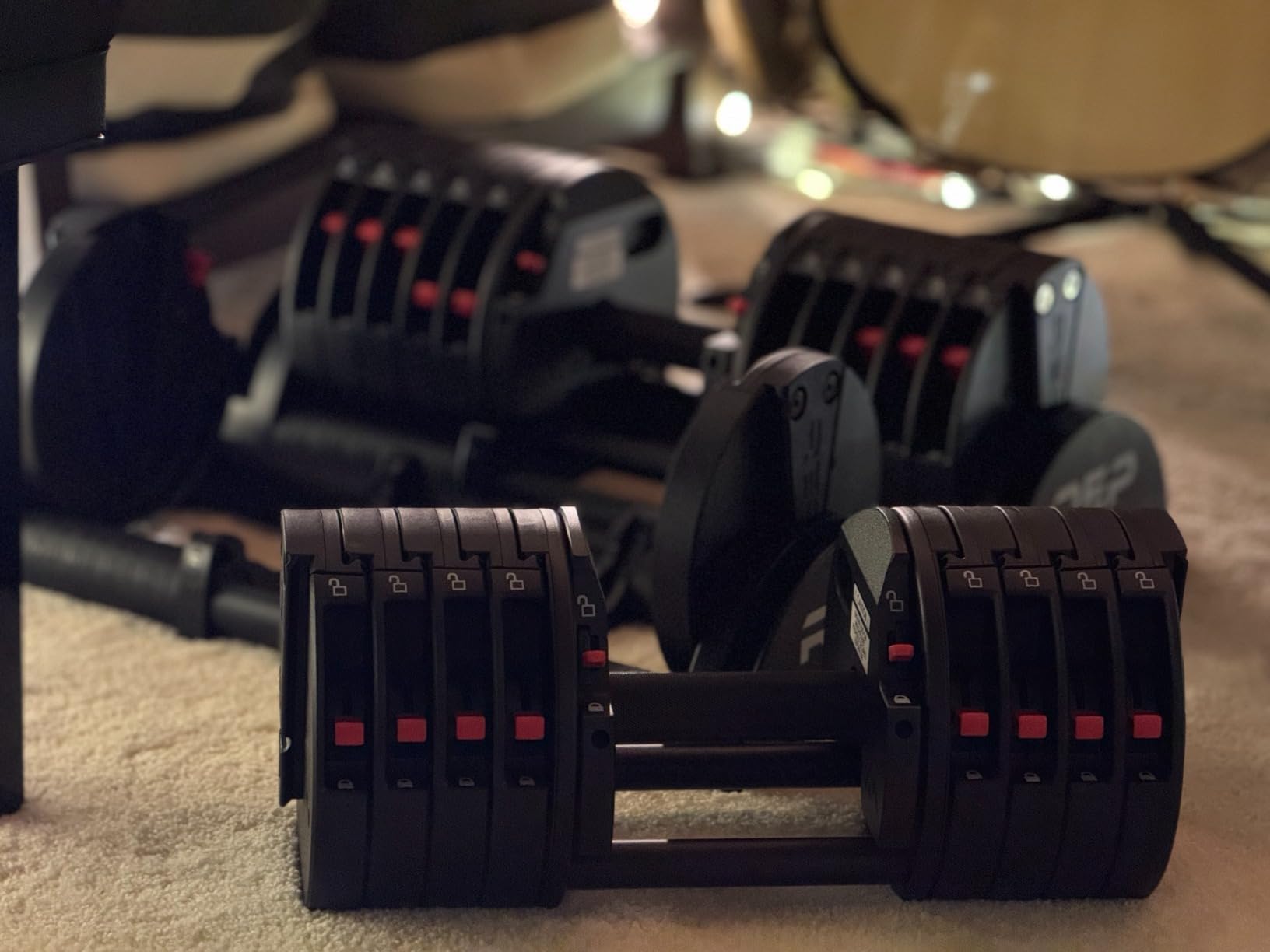 REP Fitness Quickdraw Adjustable Dumbbells, Multiple weight ranges available including: 5-30, 5-40, 5-50 and 5-60 lbs customer photo 1