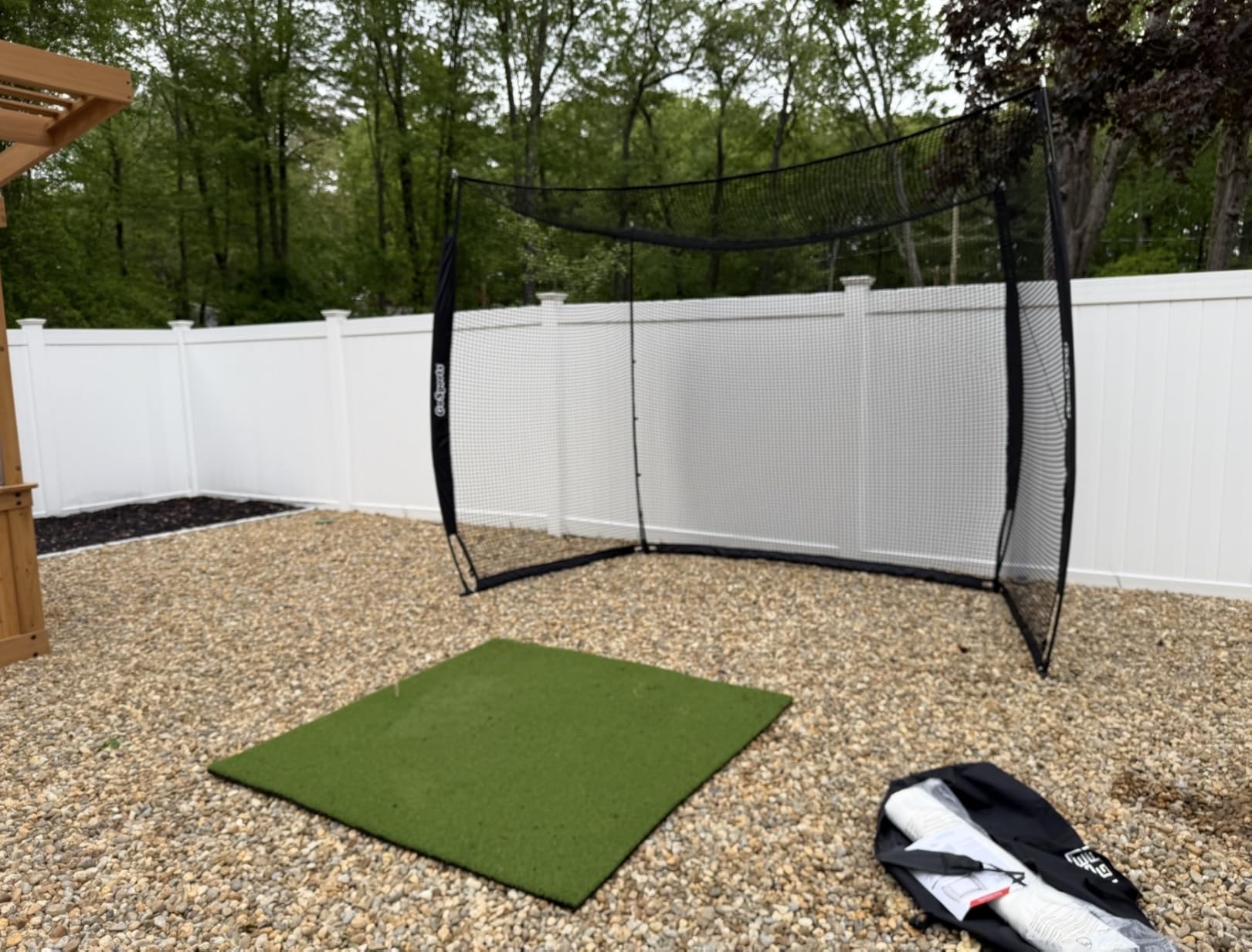 GoSports Range Cage 10 ft x 8 ft Golf Net Cage customer photo 1