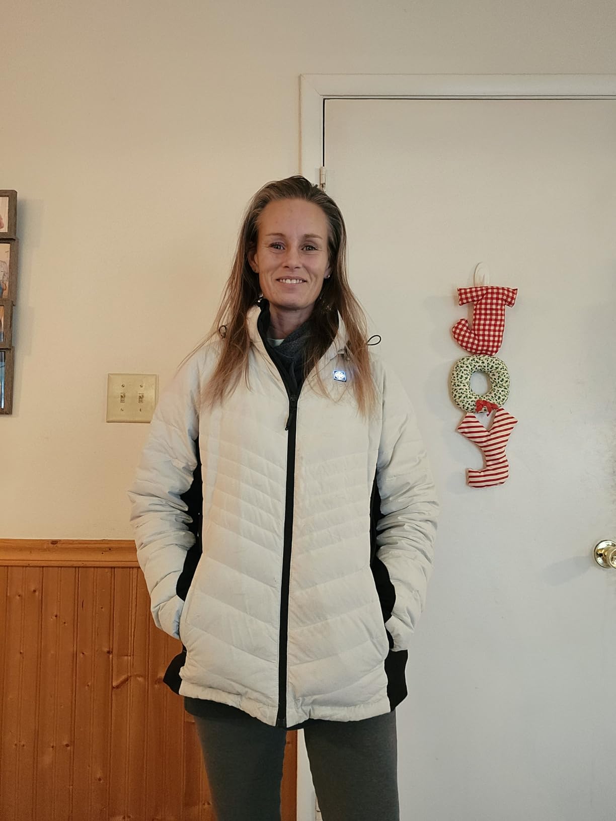 Men's Dual Control Heated Jacket with 5 Heat Zones (Pocket Heating), Heating Coat with Battery customer photo 2