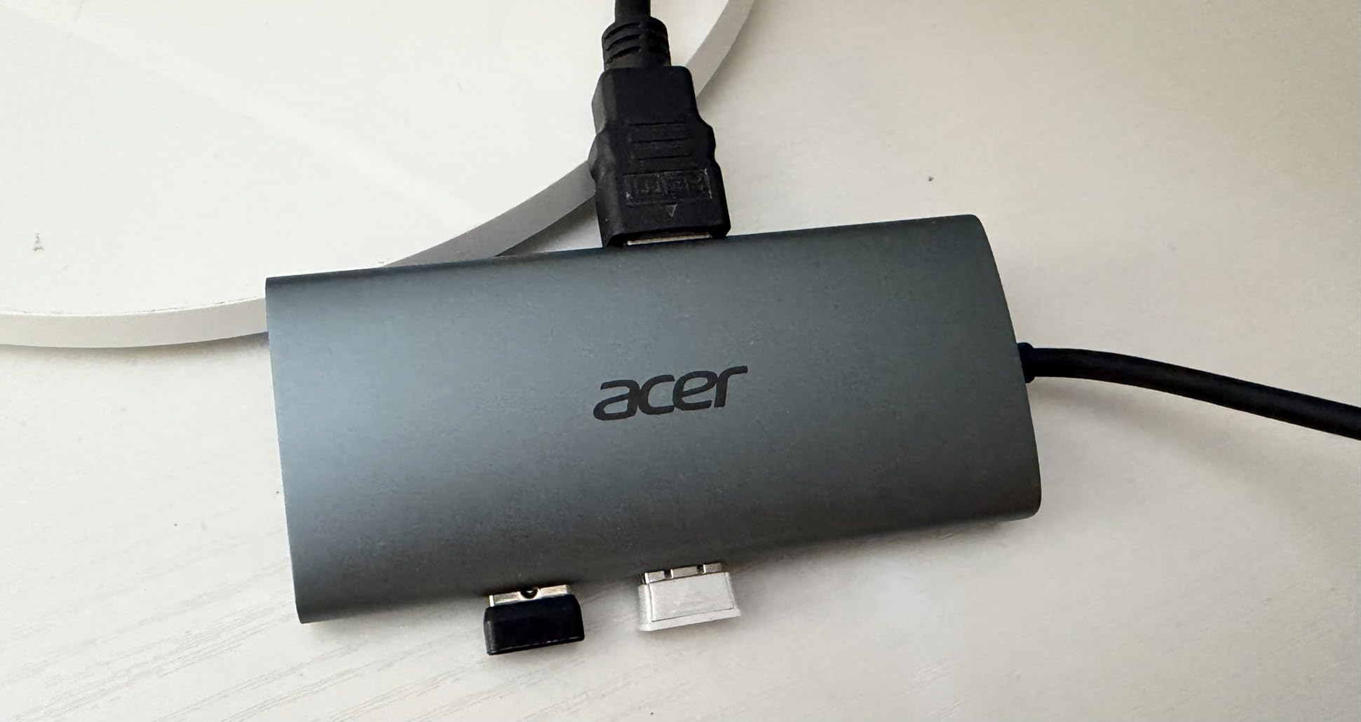 Acer USB C Hub with 4k HDMI, 9-in-1 USB C to Ethernet Adapter, 5Gbps USBA 3.0 Docking Station, VGA Splitter, SD Card Reader, PD 100W Charging for MacBook, Acer, Laptops, Surface and More customer photo 1