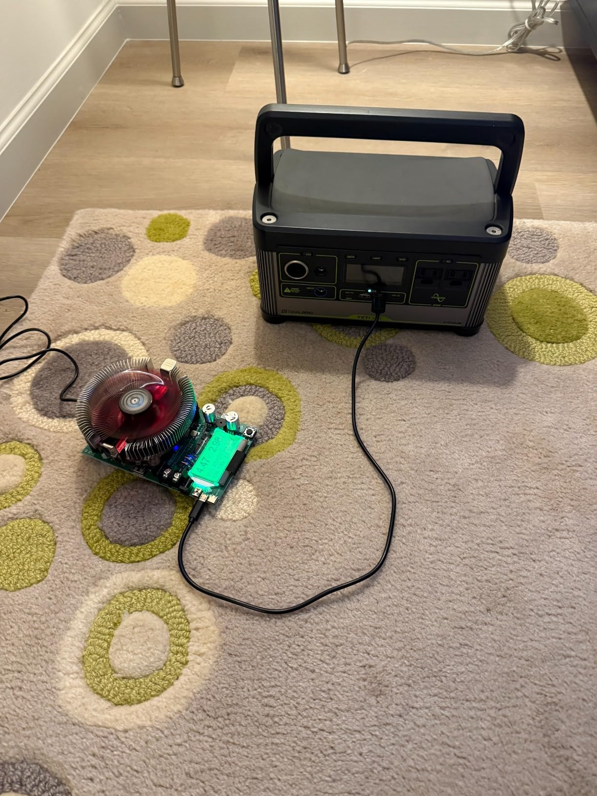 Goal Zero Yeti Portable Power Station, Yeti 500, 499 Watt Hour LiFePO4 Battery, Water resistant & Dustproof Solar Generator For Outdoors, Camping, Tailgating, & Home, Clean Renewable Off-Grid Power customer photo 2