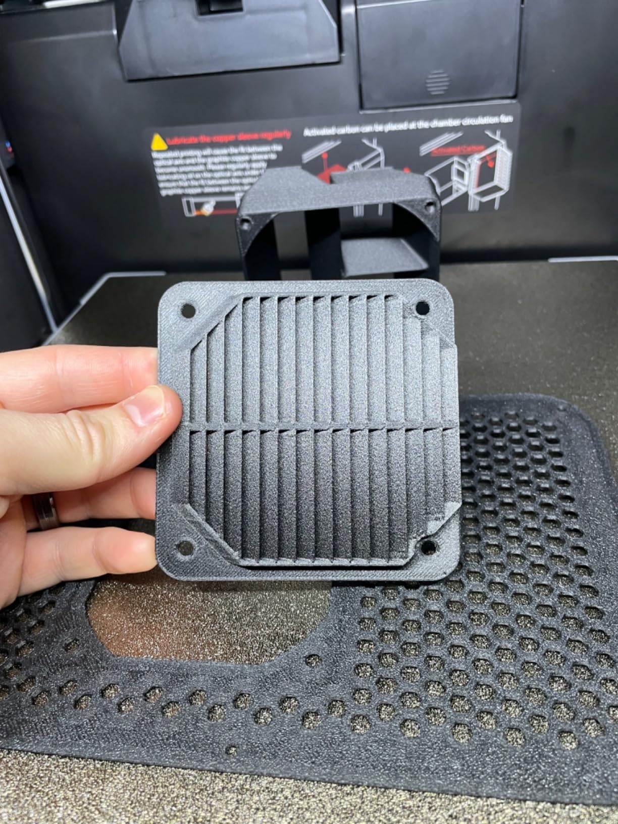 Siraya Tech Fibreheart PET-CF 3D Filament - Carbon Fiber Reinforced, High Strength & Rigidity, Easy Print, Dimensionally Stable, Aluminum Foil Sealed Bag - for Strong and Precise Parts (Black, 1kg) customer photo 2