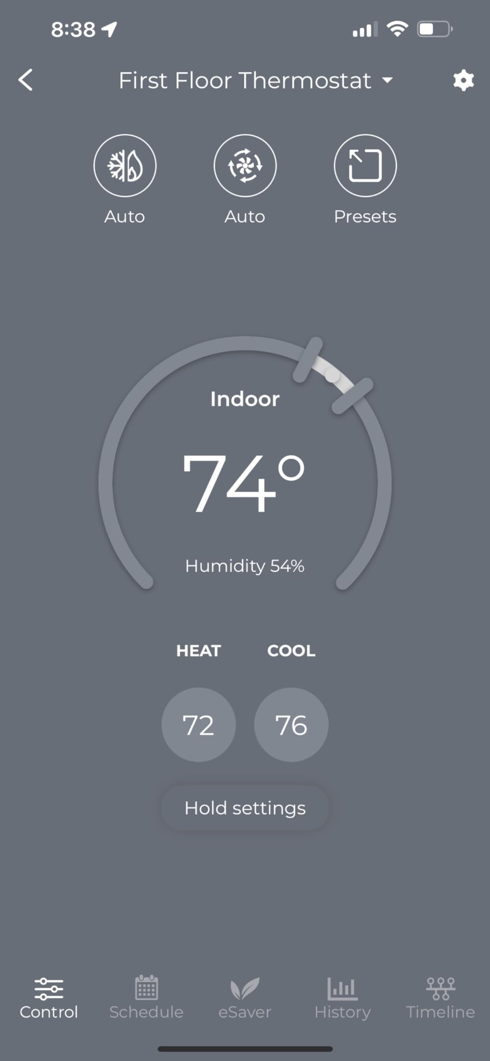 Cielo Smart Thermostat Eco (for Central HVAC) | Energy Star Certified | Supports Conventional Systems up to (2H/2C) & Heat Pumps (4H/2C) | Free C-Wire Adapter customer photo 1