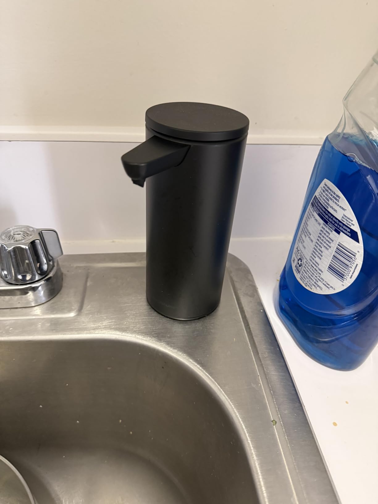 simplehuman Liquid Sensor Pump, 9 oz Automatic Soap Dispenser for Kitchen and Bathroom, Touchless Motion Sensor, Variable Dispense, Rechargeable, No-Drip Spout, High-Grade Brushed Stainless Steel customer photo 1