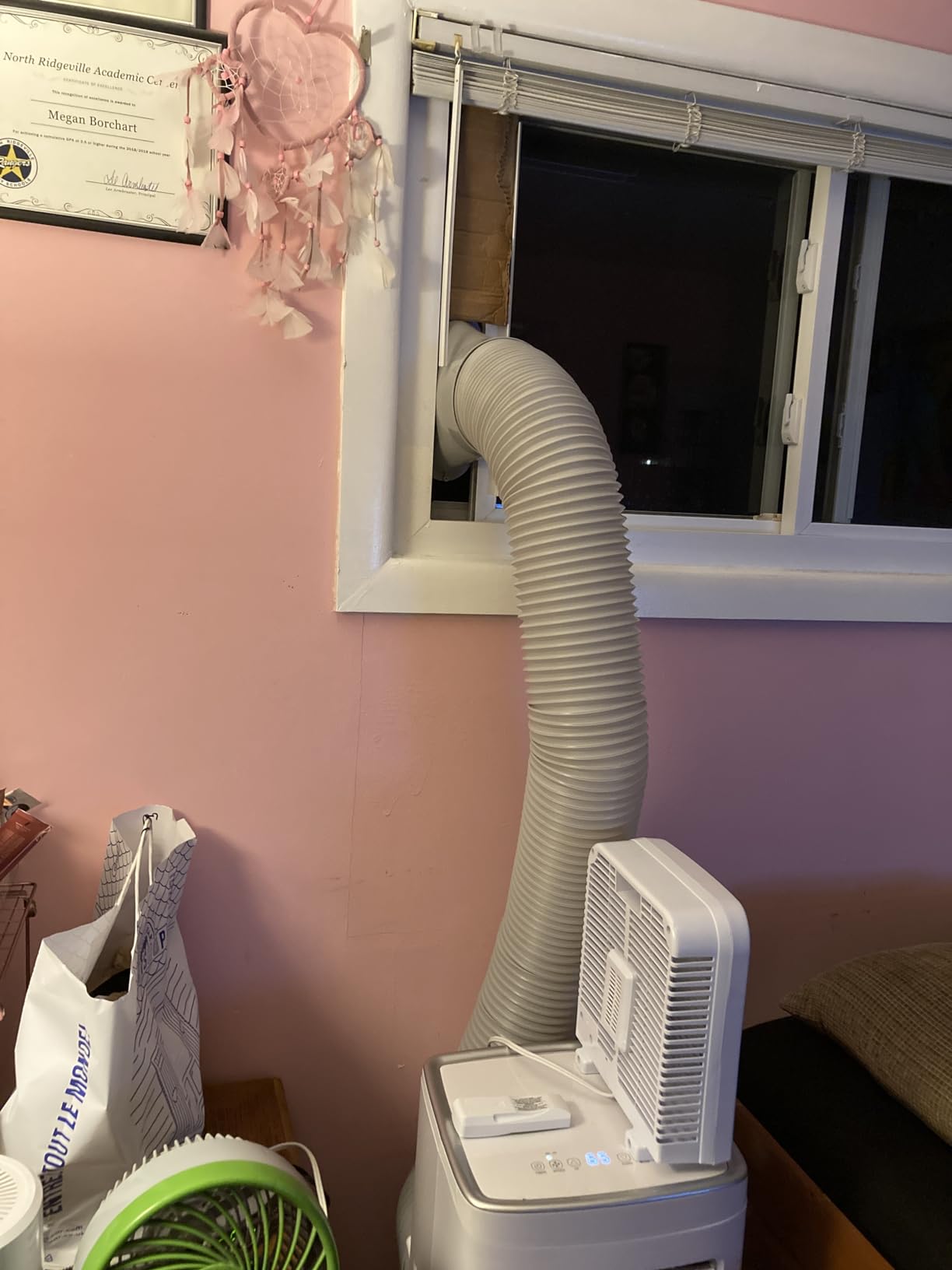 Coolblus Portable Air Conditioners, 8500 BTU Portable AC Cool Up to 360 Sq.Ft, 3 IN 1 with Remote Control, Sleep Mode, Window Kit, No Wall or Window Installation Needed, White customer photo 1