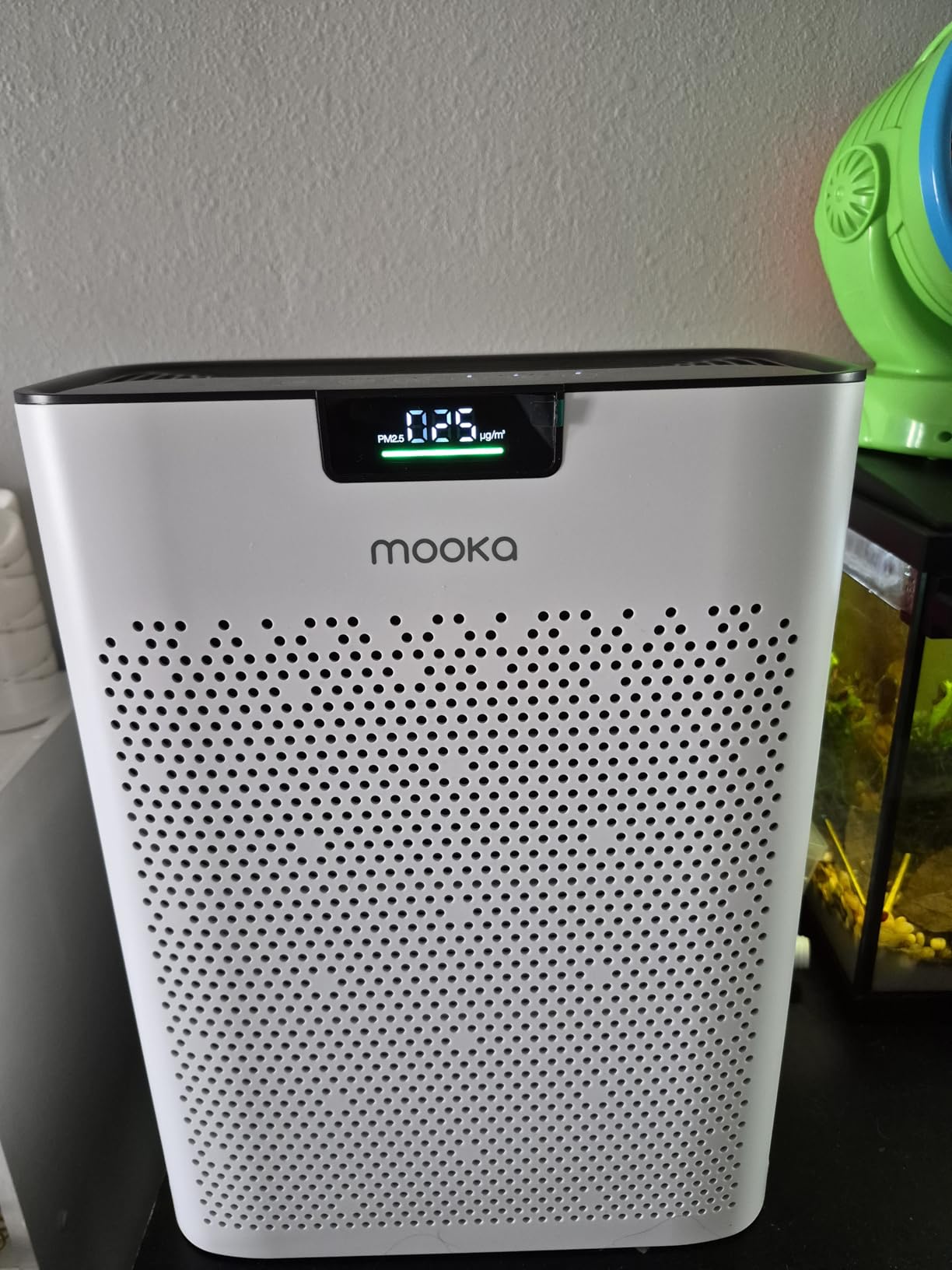 MOOKA H13 HEPA Air Purifier for Home Large Room 2200 Ft² with Washable Filters, Air Cleaner for Smoke Dust Pollen Pets Hair Odor, KJ190 White customer photo 2