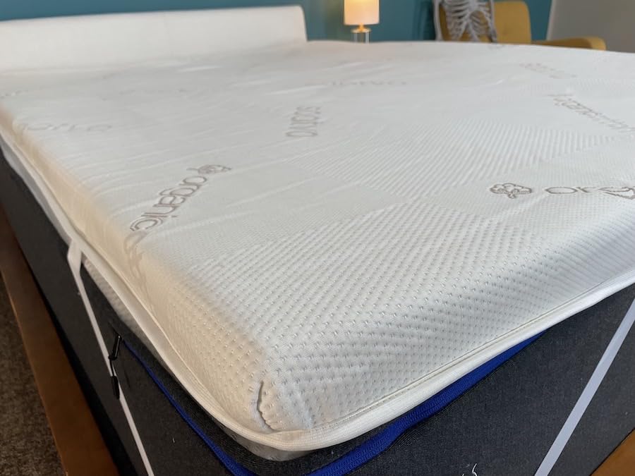 Saatva Graphite Memory Foam Mattress Topper - 3