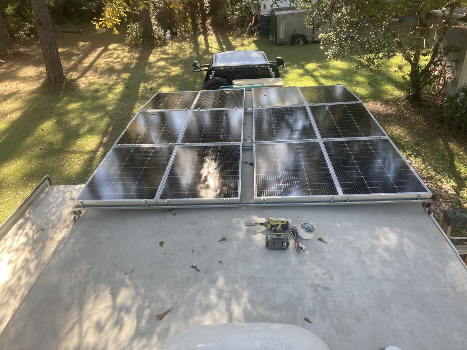 ECO-WORTHY 400W Solar Panels 4pcs 100 Watt 18V Monocrystalline Solar Panel Module for Off Grid PV Power for Home, Camping, Boat, Shed Farm, RV,12V Battery,2-Pack 2 * 100W customer photo 2