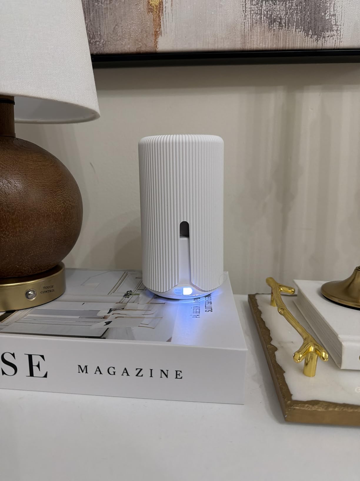 Pura Plus Smart Home Fragrance Diffuser for Large Spaces - Adjust Scent Intensity, Set Schedules, Timers & More in Pura App - Fragrances Sold Separately - White customer photo 1