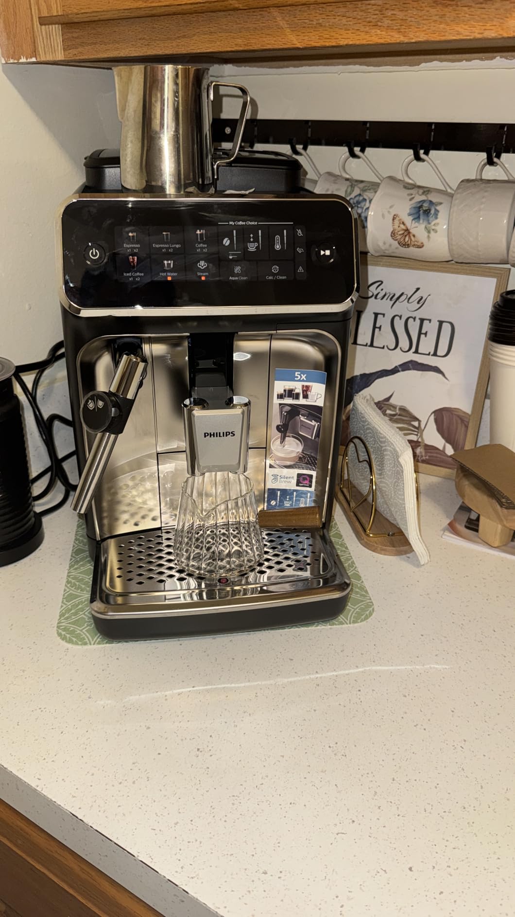 Philips 3300 Series Fully Automatic Espresso Machine with Integrated Milk Frother and Grinder customer photo 2