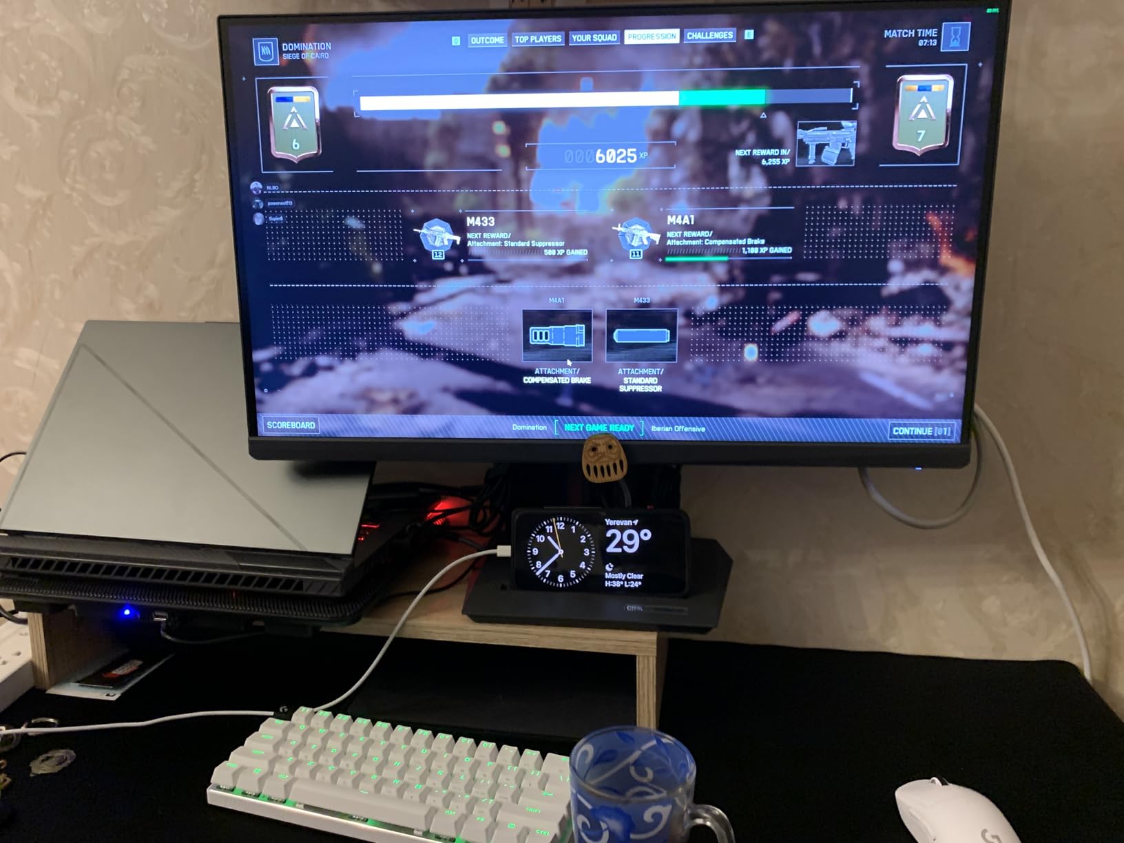 ASUS ROG Strix 27-inch 4K HDR USB-C Gaming Monitor XG27UCG UHD Dual Mode 4K 160Hz or FHD 320Hz, 1ms, Fast IPS, G-SYNC Compatible customer photo 2